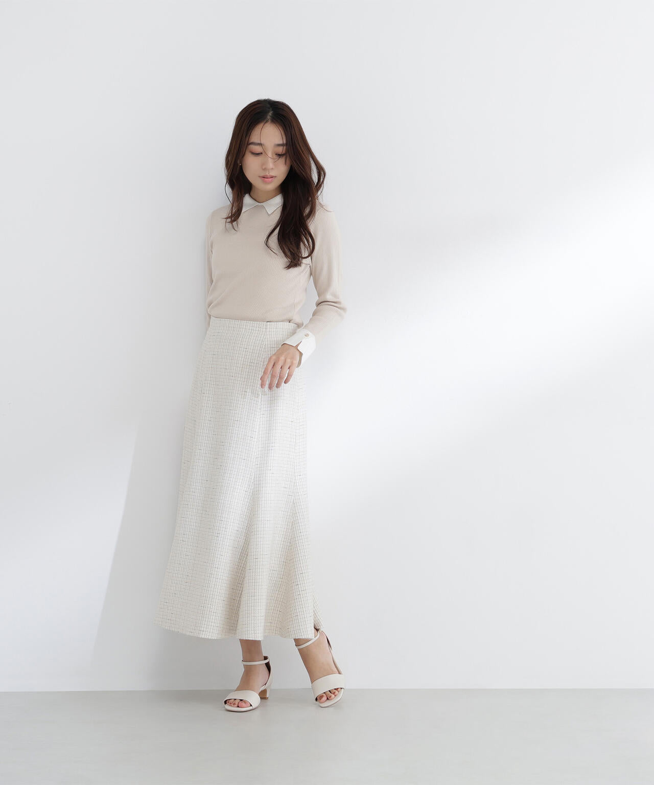 スプリングツイード SETUP スカート