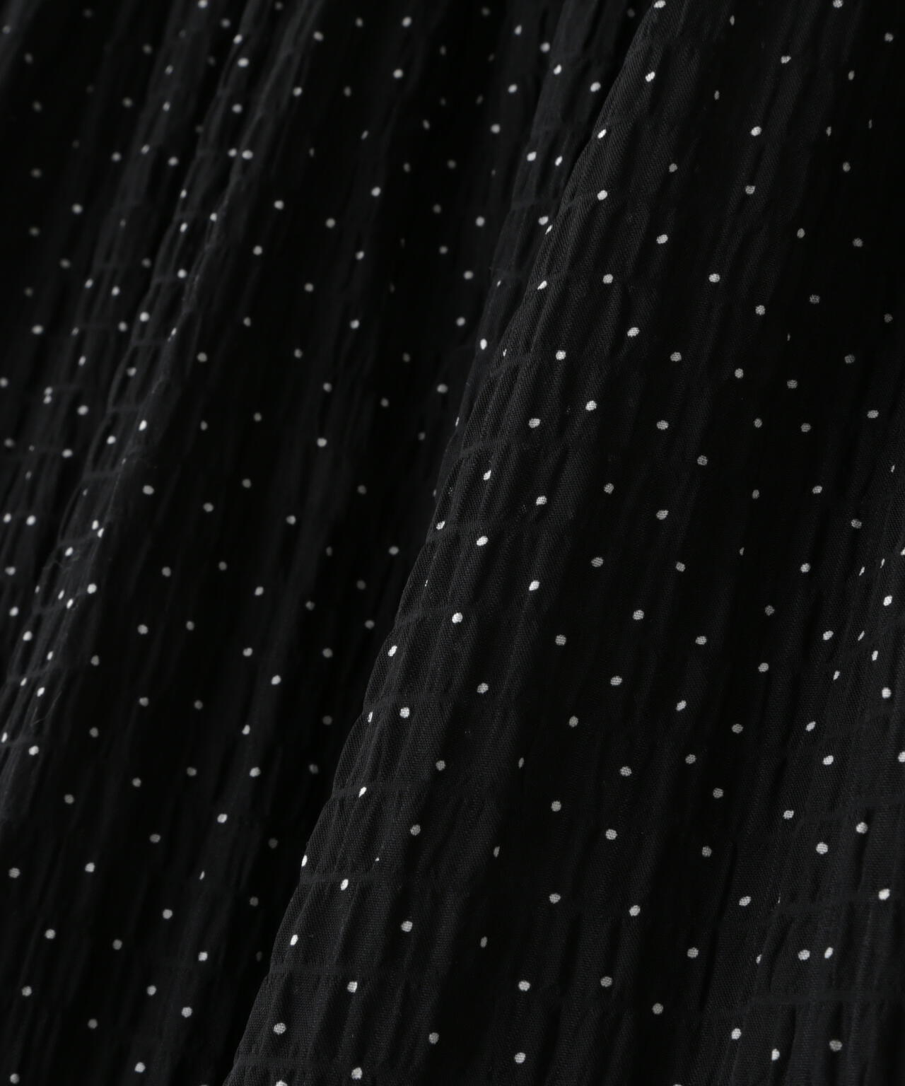 ドットバイカラーフレアスカート