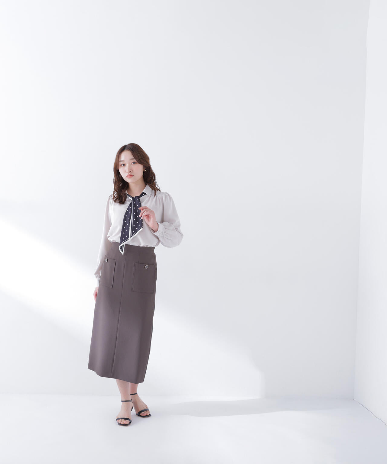アウトポケットナロースカート | NATURAL BEAUTY BASIC（ナチュラル