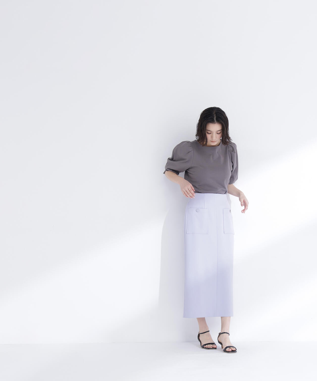 アウトポケットナロースカート