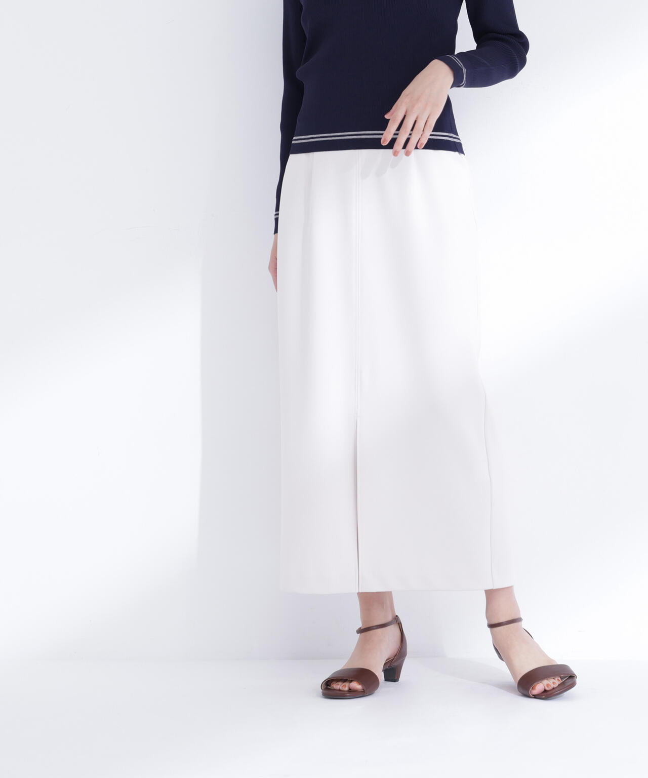 ストレッチカルゼシリーズ ナロースカート