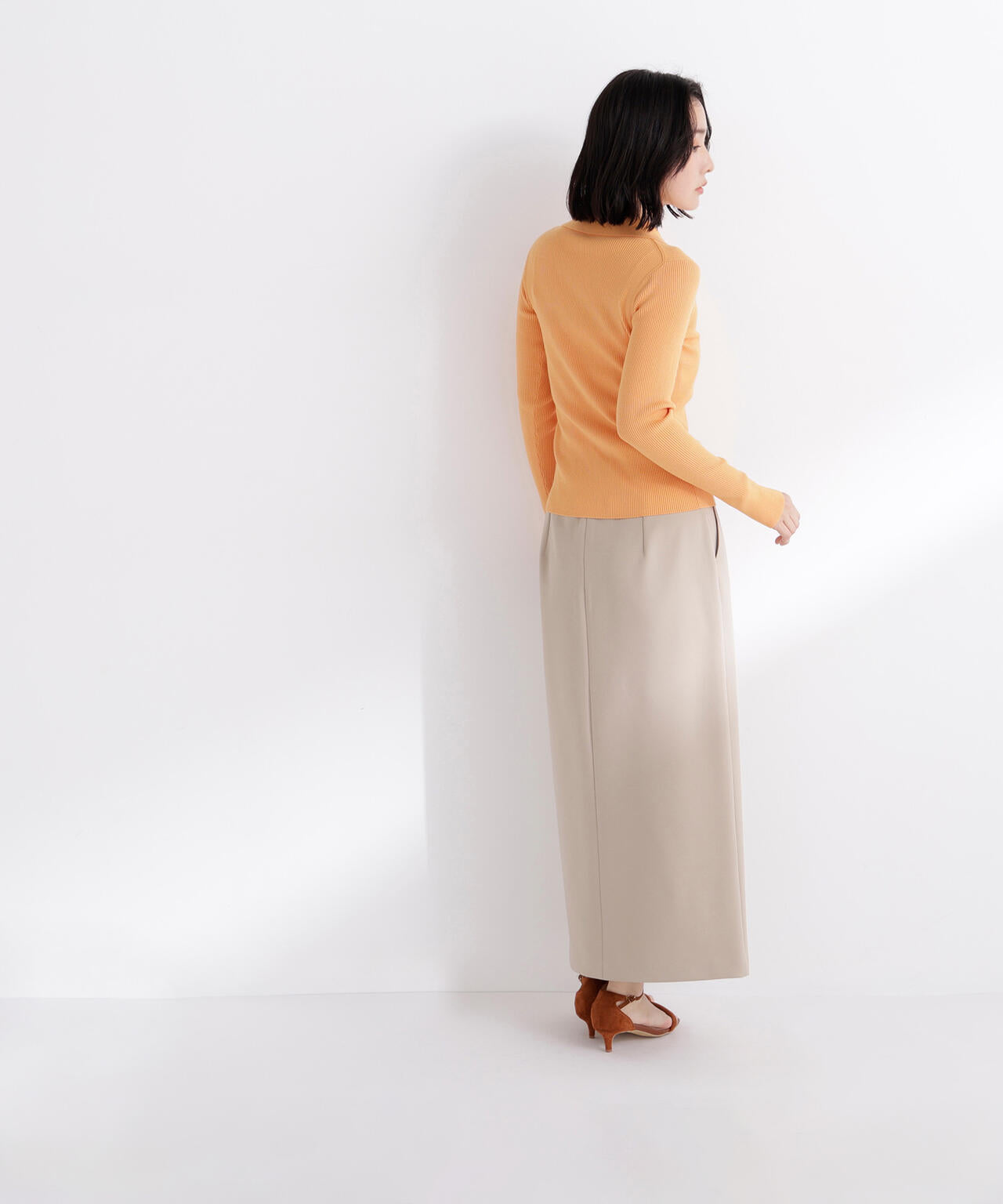 ストレッチカルゼシリーズ ナロースカート