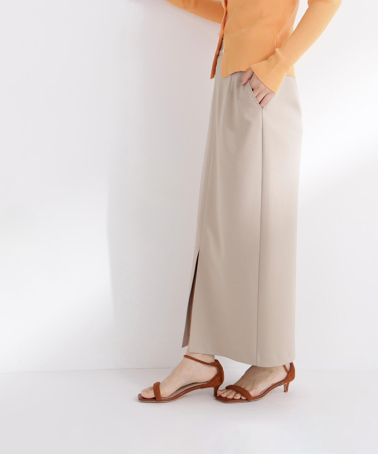 ストレッチカルゼシリーズ ナロースカート