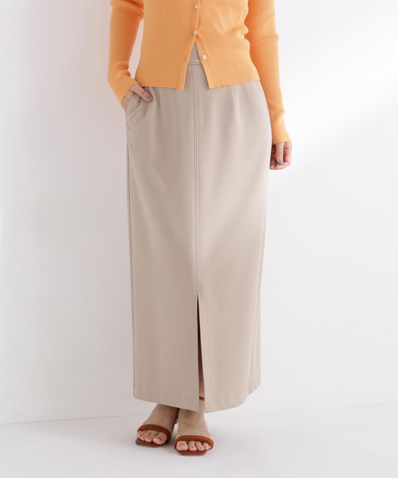 ストレッチカルゼシリーズ ナロースカート