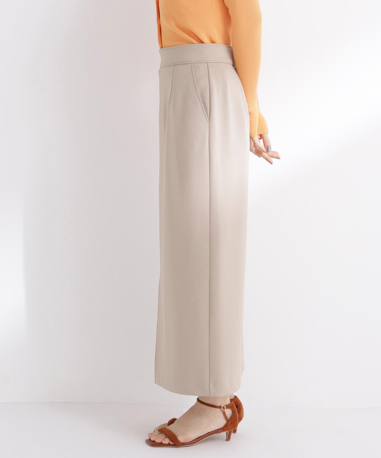 ストレッチカルゼシリーズ ナロースカート