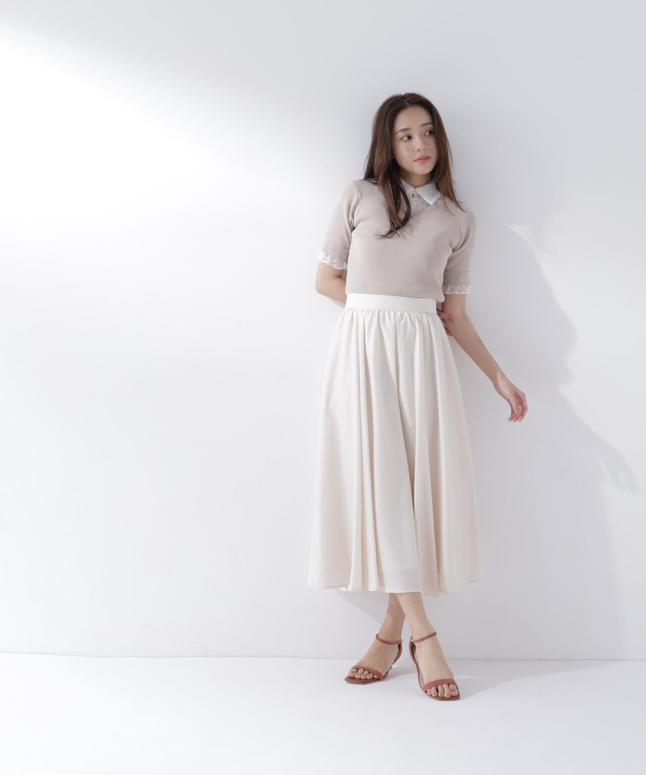 sweet掲載＞＜ちょうど、いい服＞ふんわり春風フレアスカート
