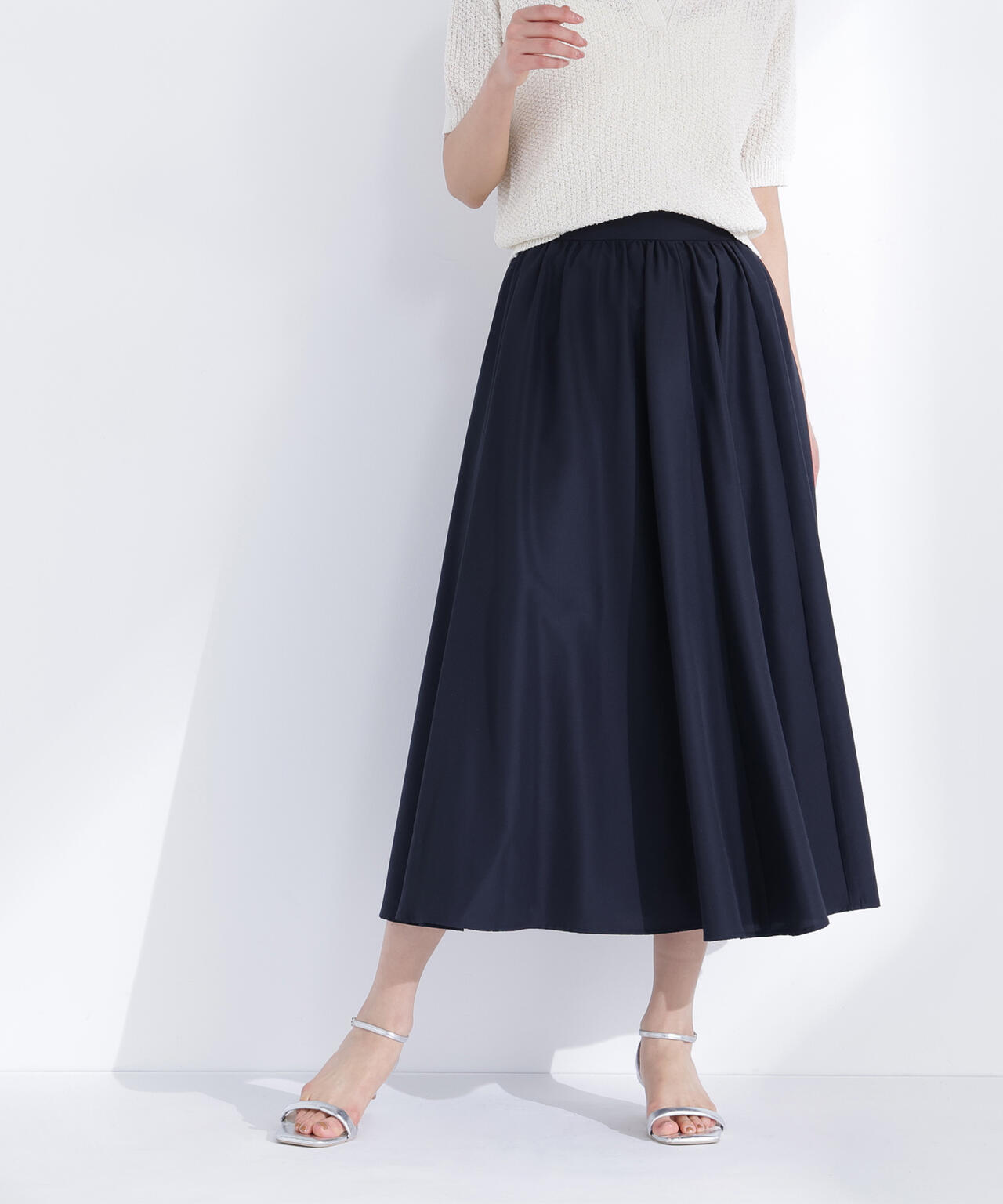 【6/16 ～6/18 2buy10%OFF 対象商品】<sweet掲載><ちょうど、いい服>ふんわり春風フレアスカート