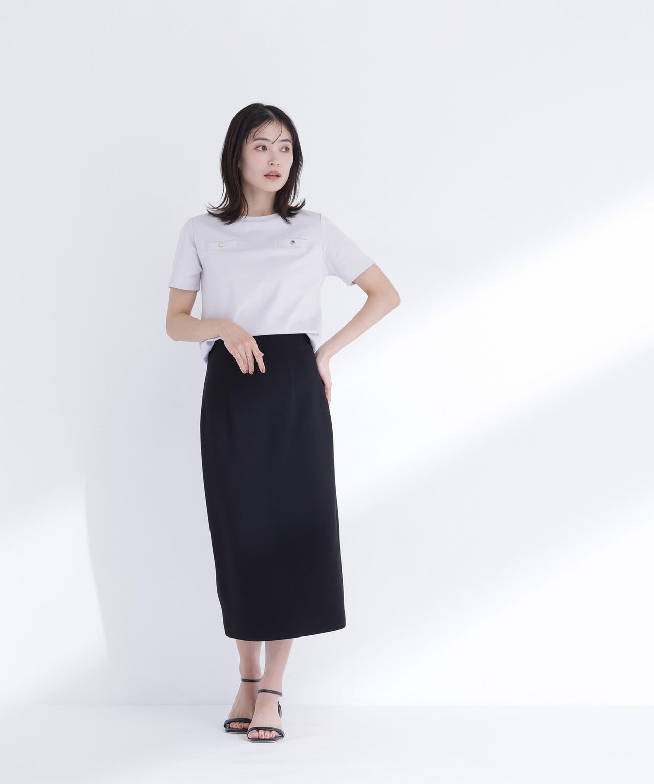 ペンシルラインスカート | NATURAL BEAUTY BASIC（ナチュラル
