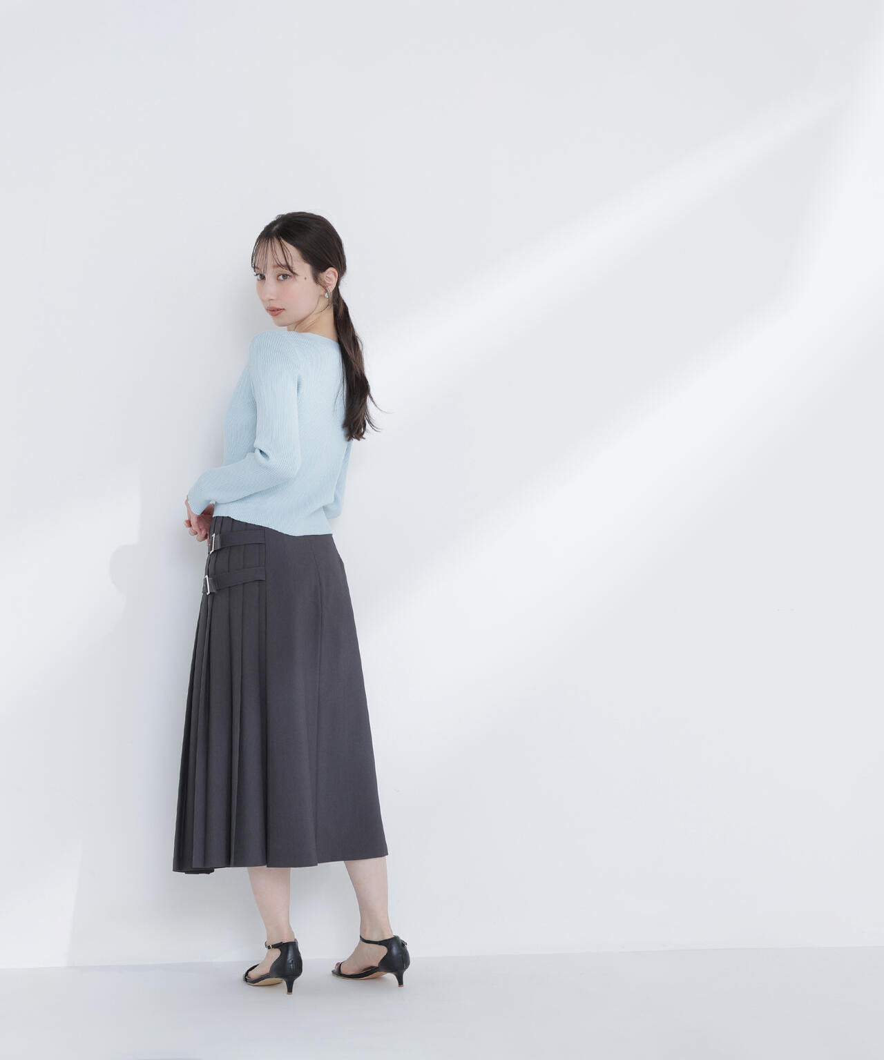 【Oggi.jp掲載】サイドプリーツスカート