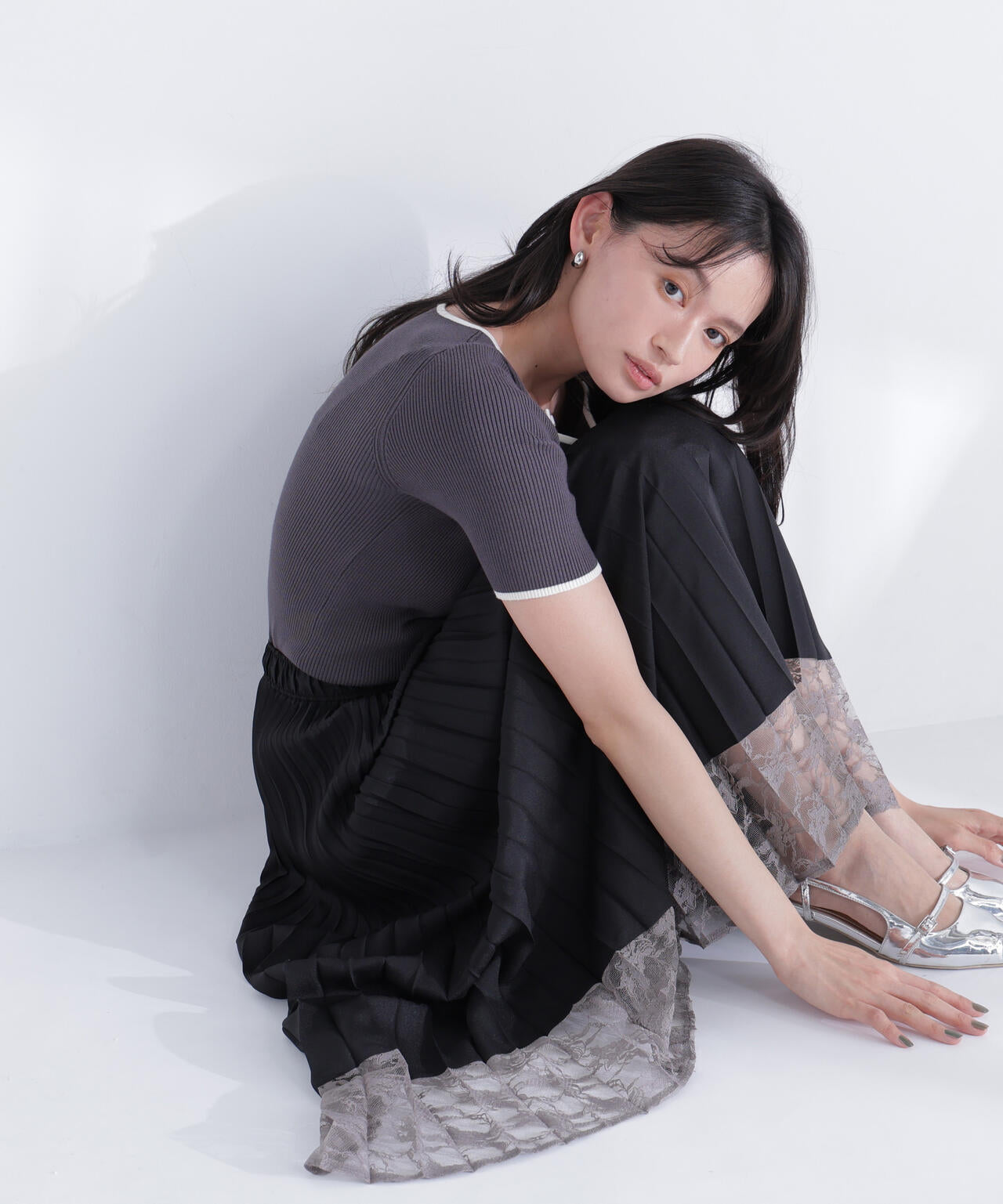 6/12 10:00～6/15 SPECIAL COUPON 対象商品】ヘムレースプリーツ