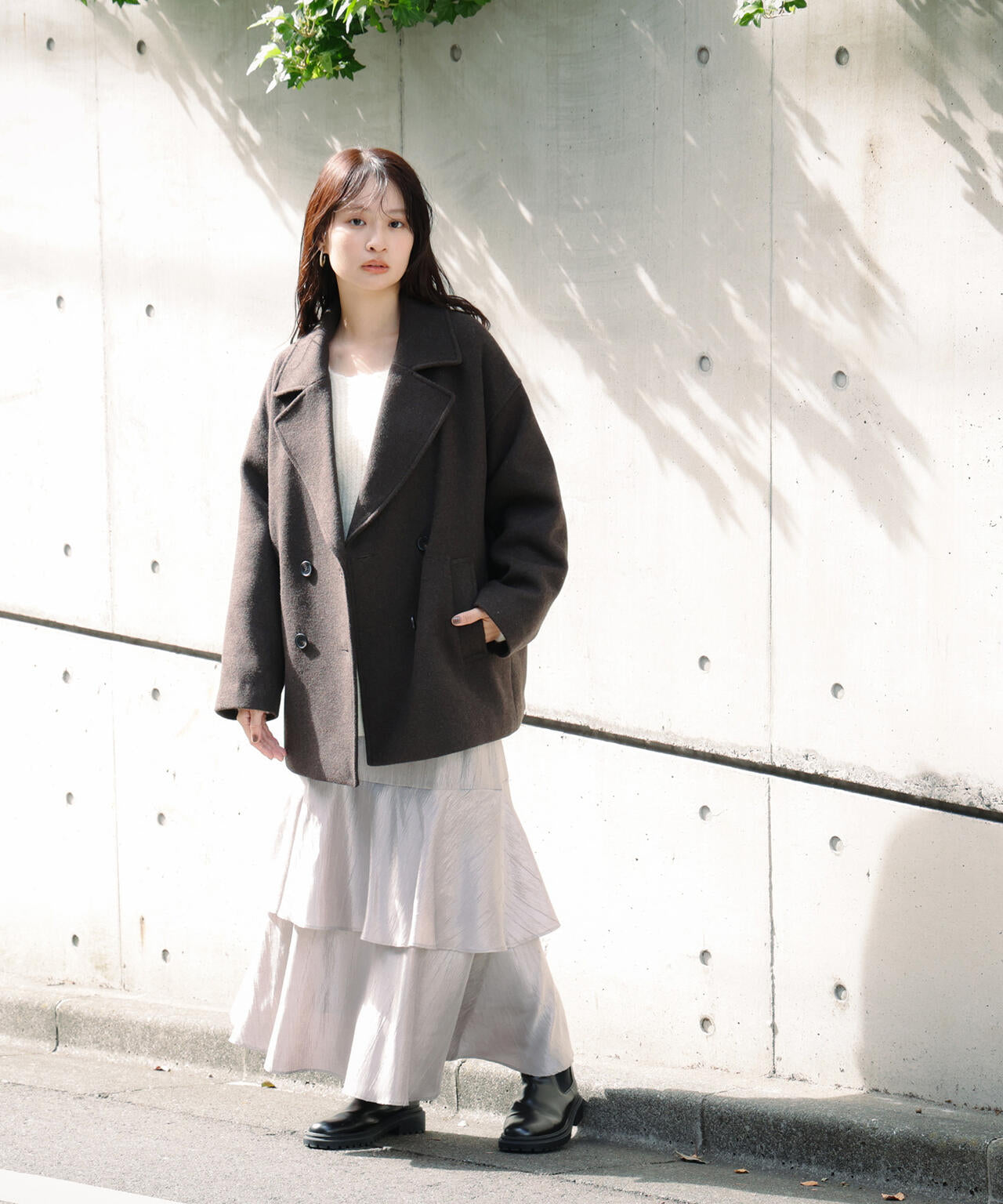 シャイニーティアードスカート | N. Natural Beauty Basic*（エヌ