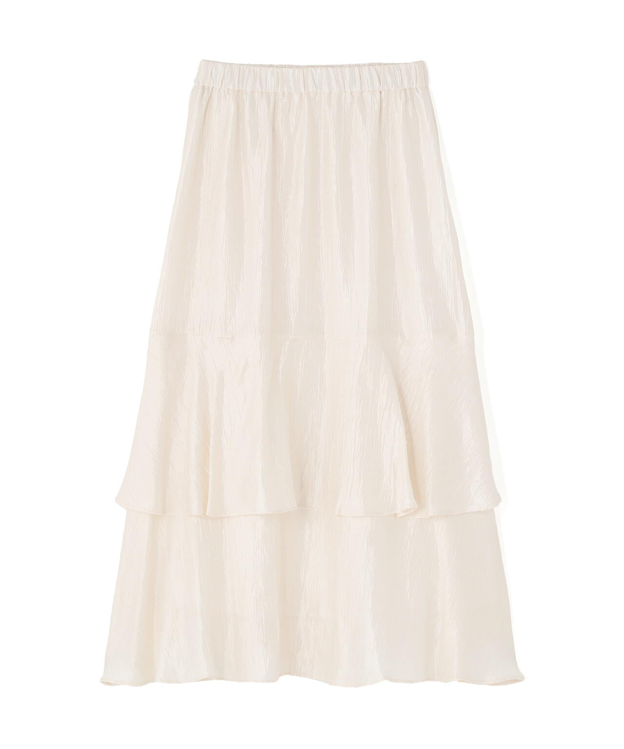 シャイニーティアードスカート