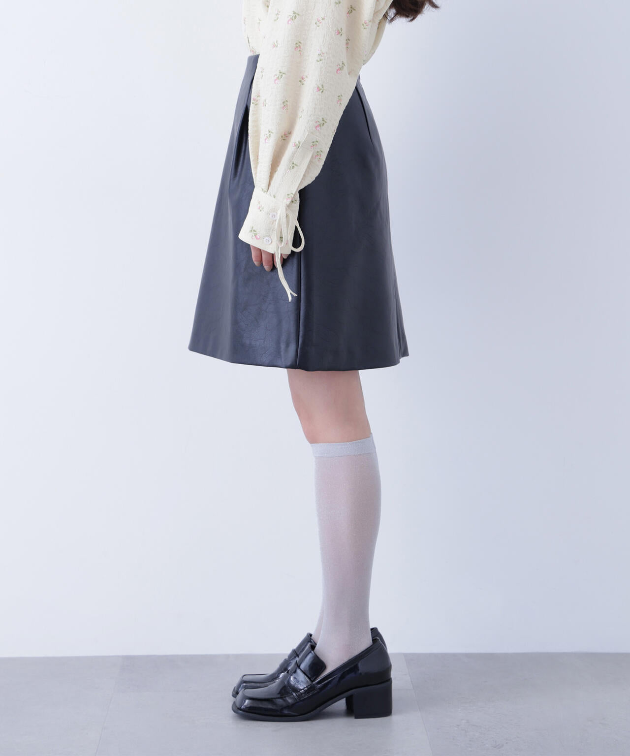 フェイクレザーミニスカート | N. Natural Beauty Basic*（エヌ