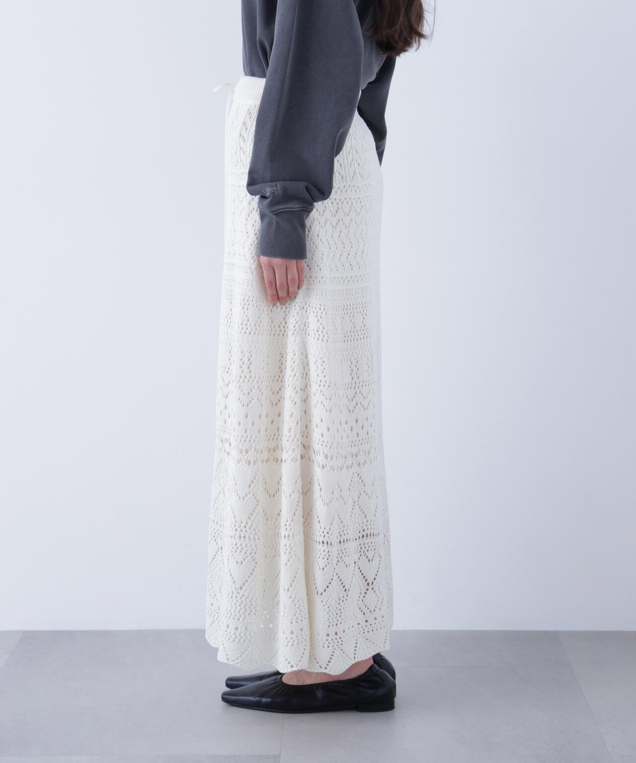 カギアミ風ニットスカート