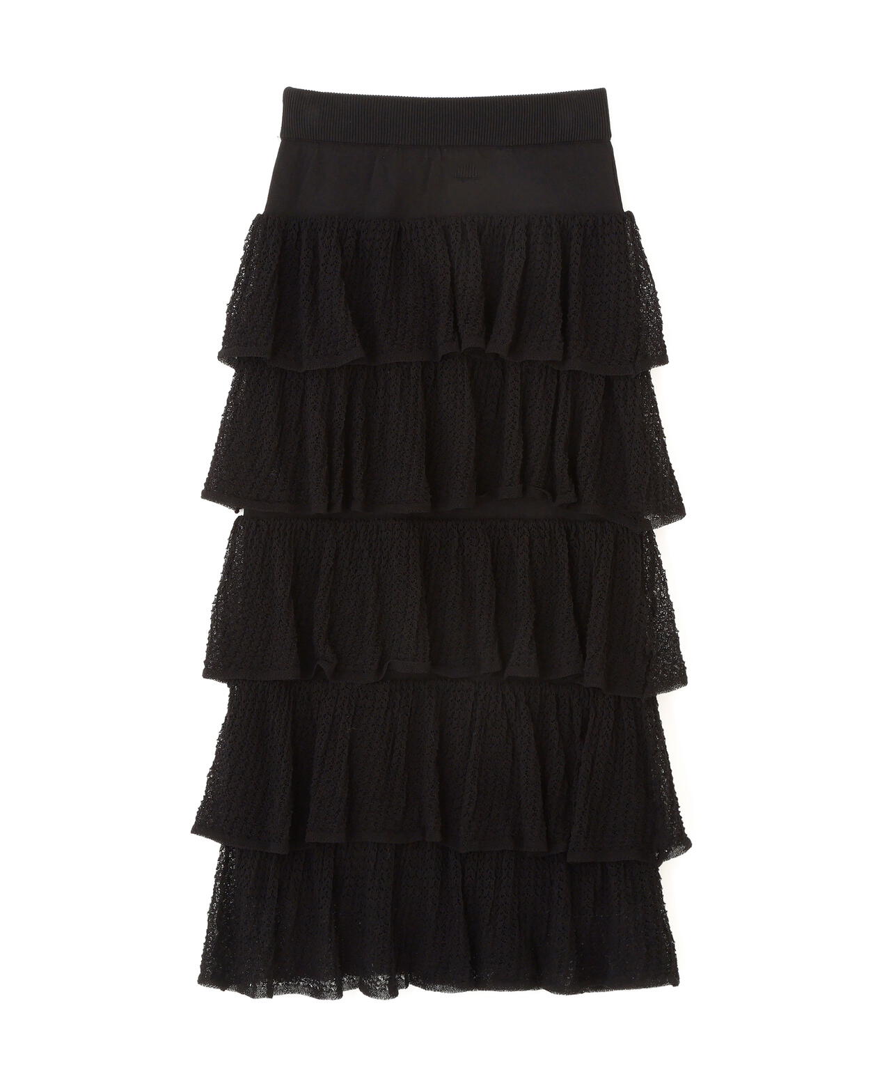 ティアードニットスカート