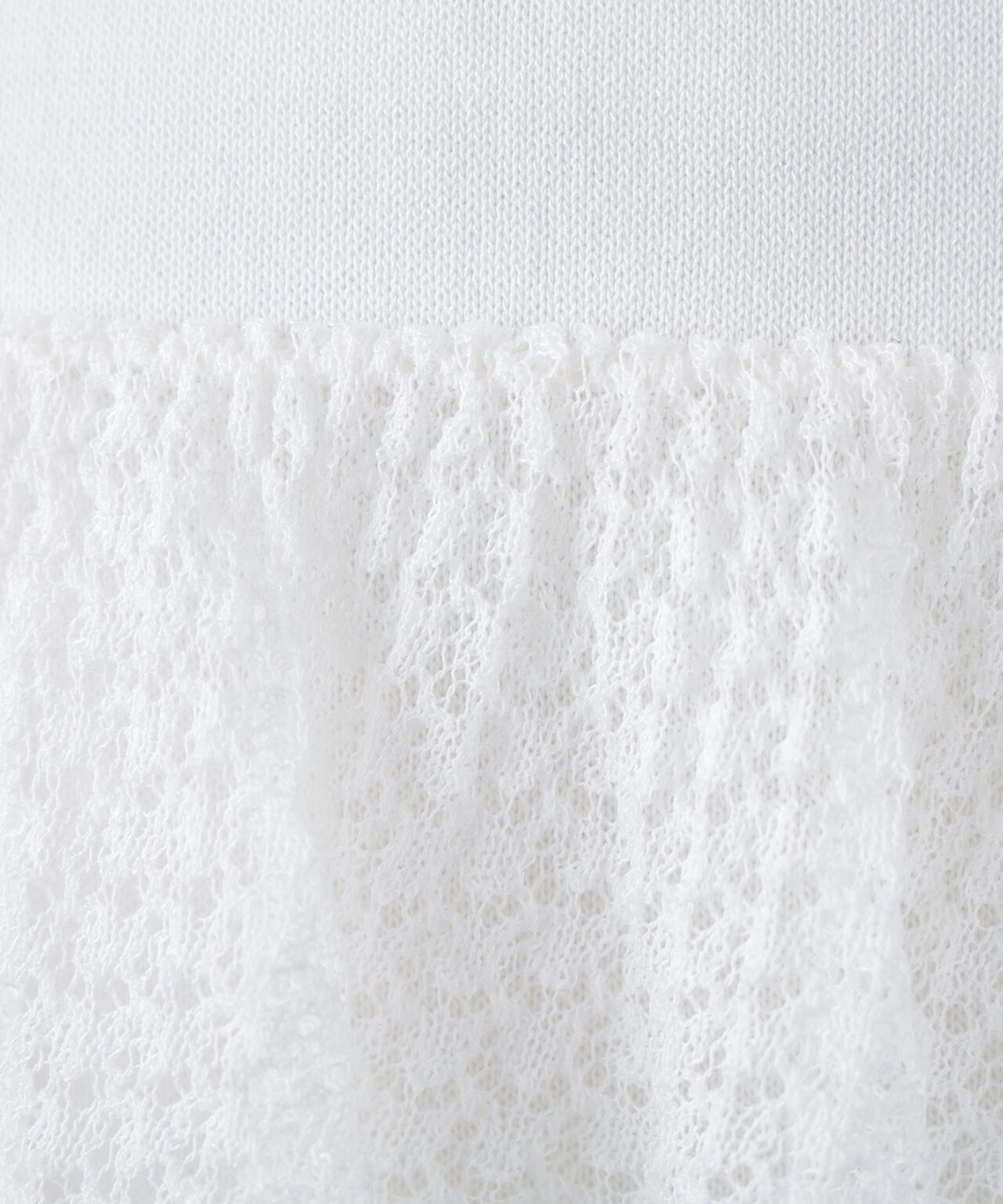 ティアードニットスカート