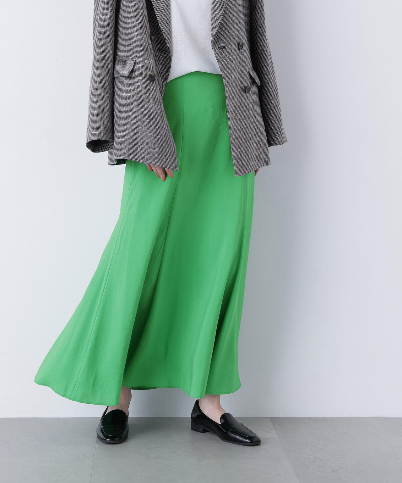 リネンライクナロースカート