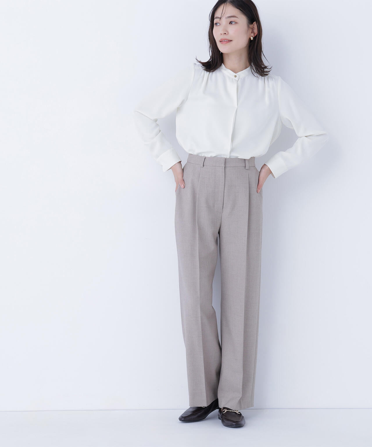 ダブルブレスト SETUP パンツ | NATURAL BEAUTY BASIC（ナチュラル