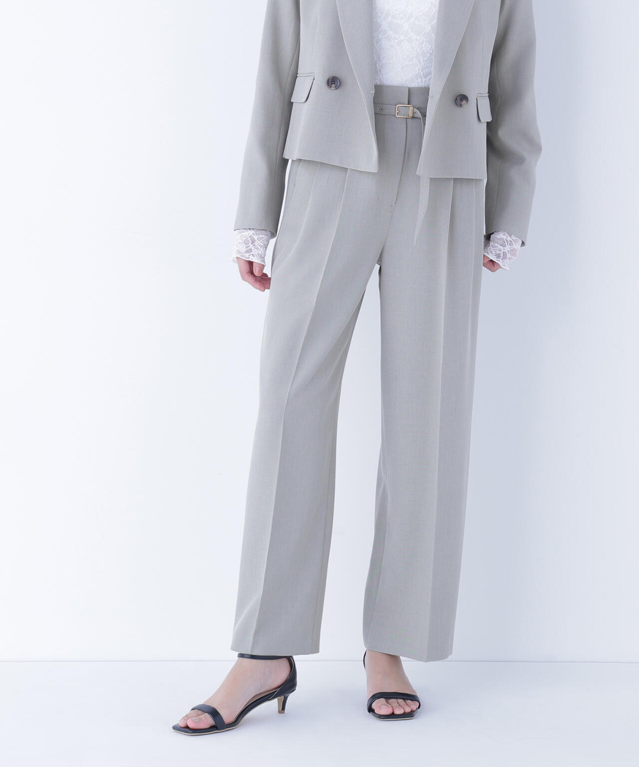 クラッシー SETUP ツータックパンツ