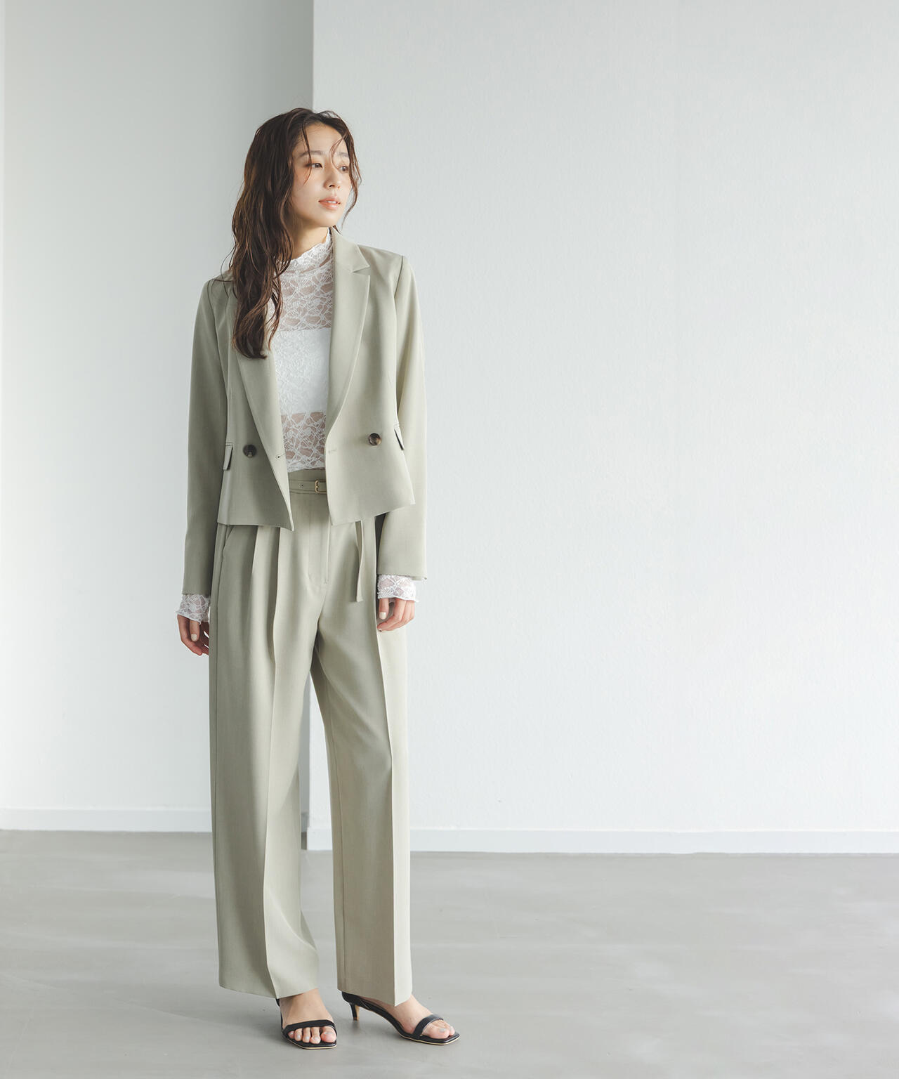 クラッシー SETUP ツータックパンツ | NATURAL BEAUTY BASIC