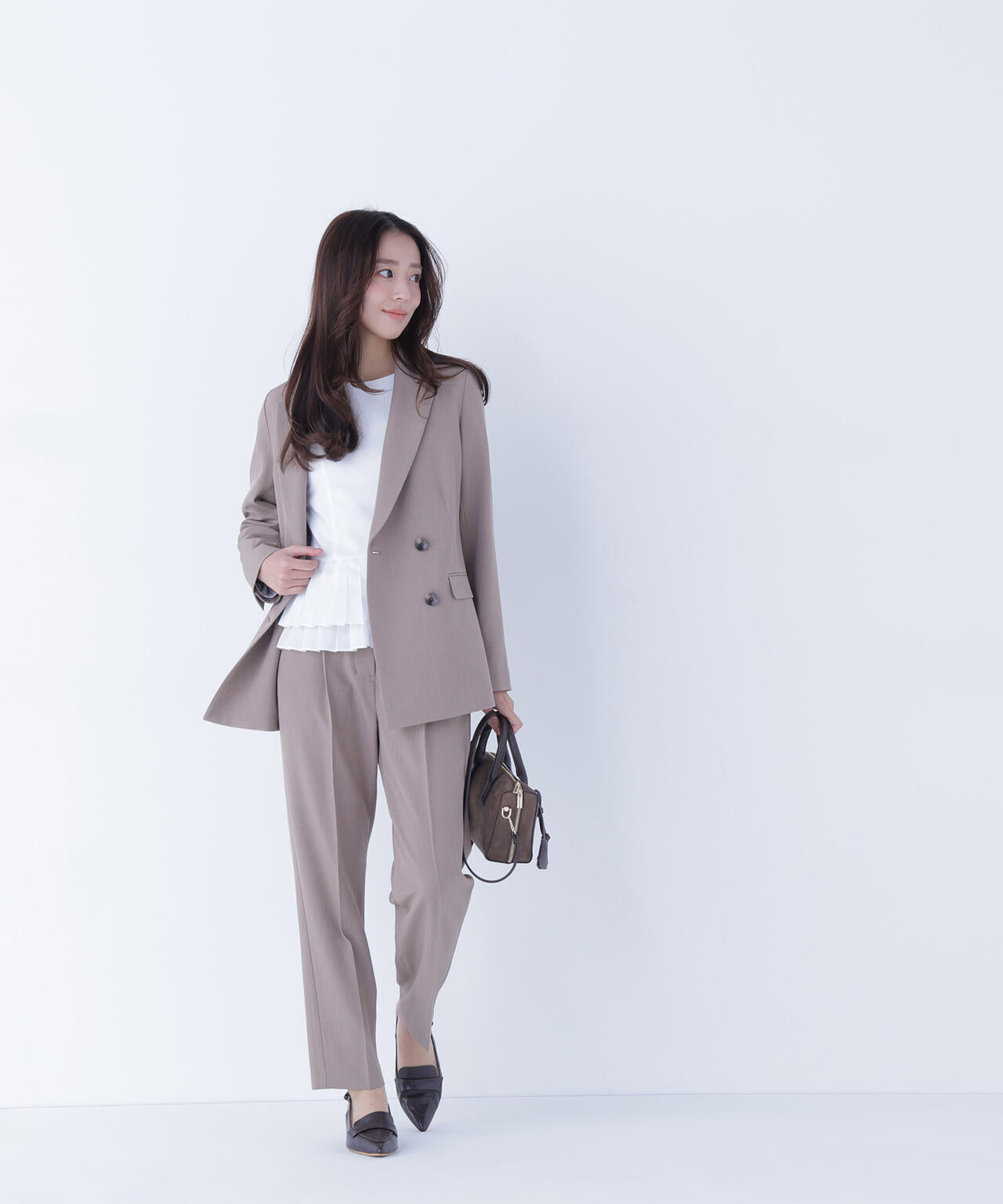 クラッシー SETUP タックパンツ