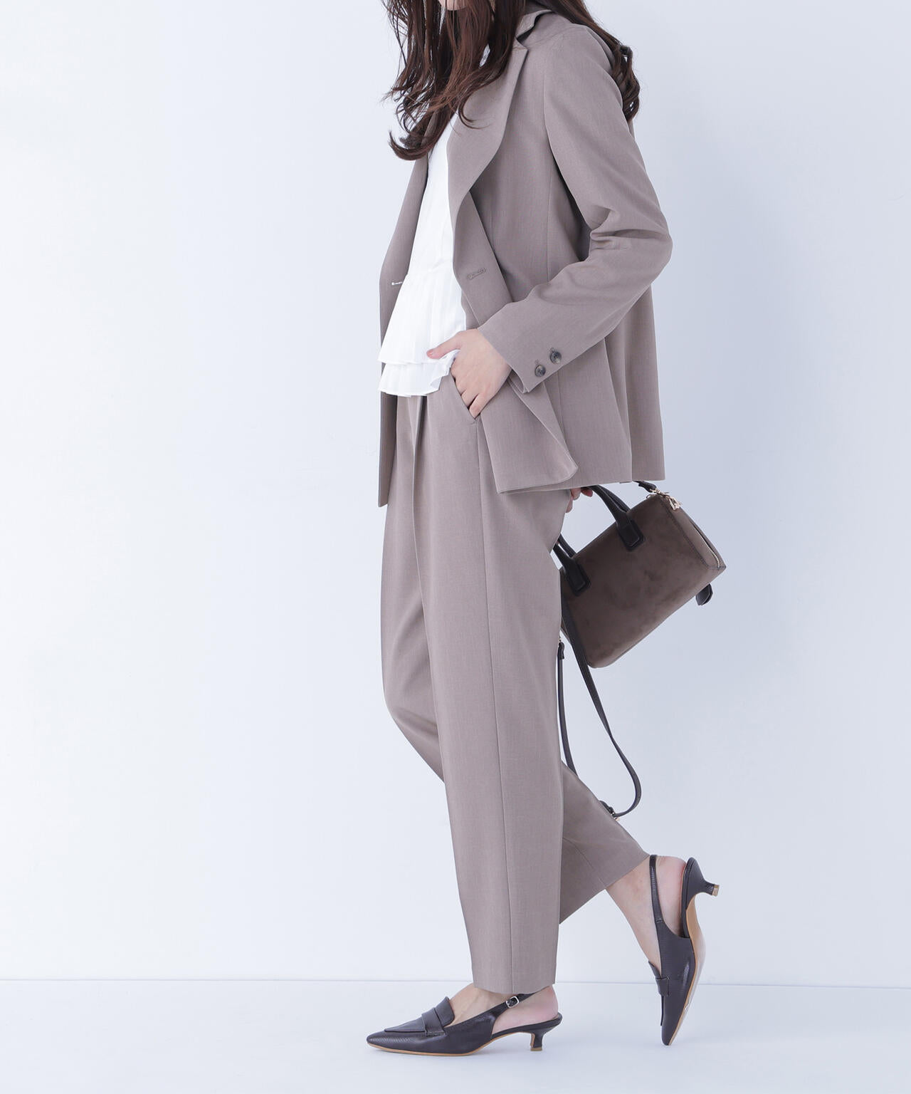 クラッシー SETUP タックパンツ