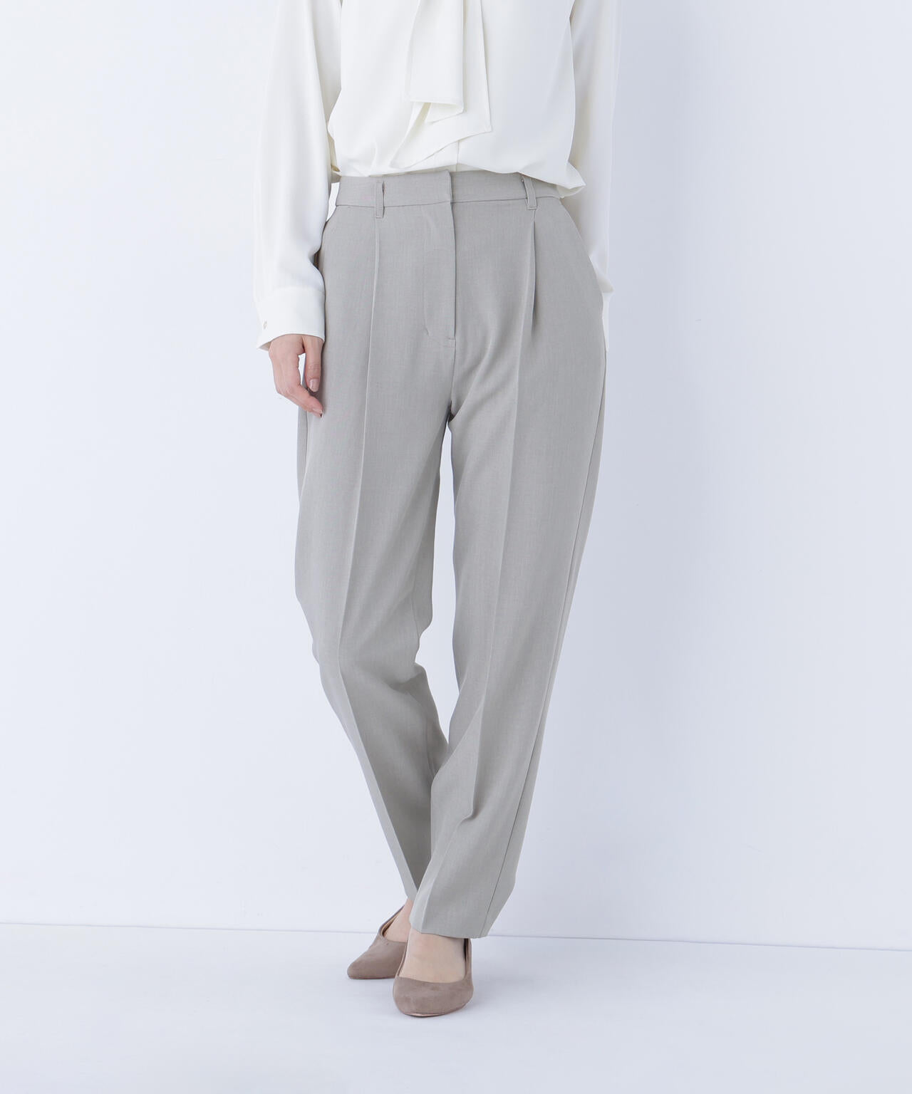 クラッシー SETUP タックパンツ