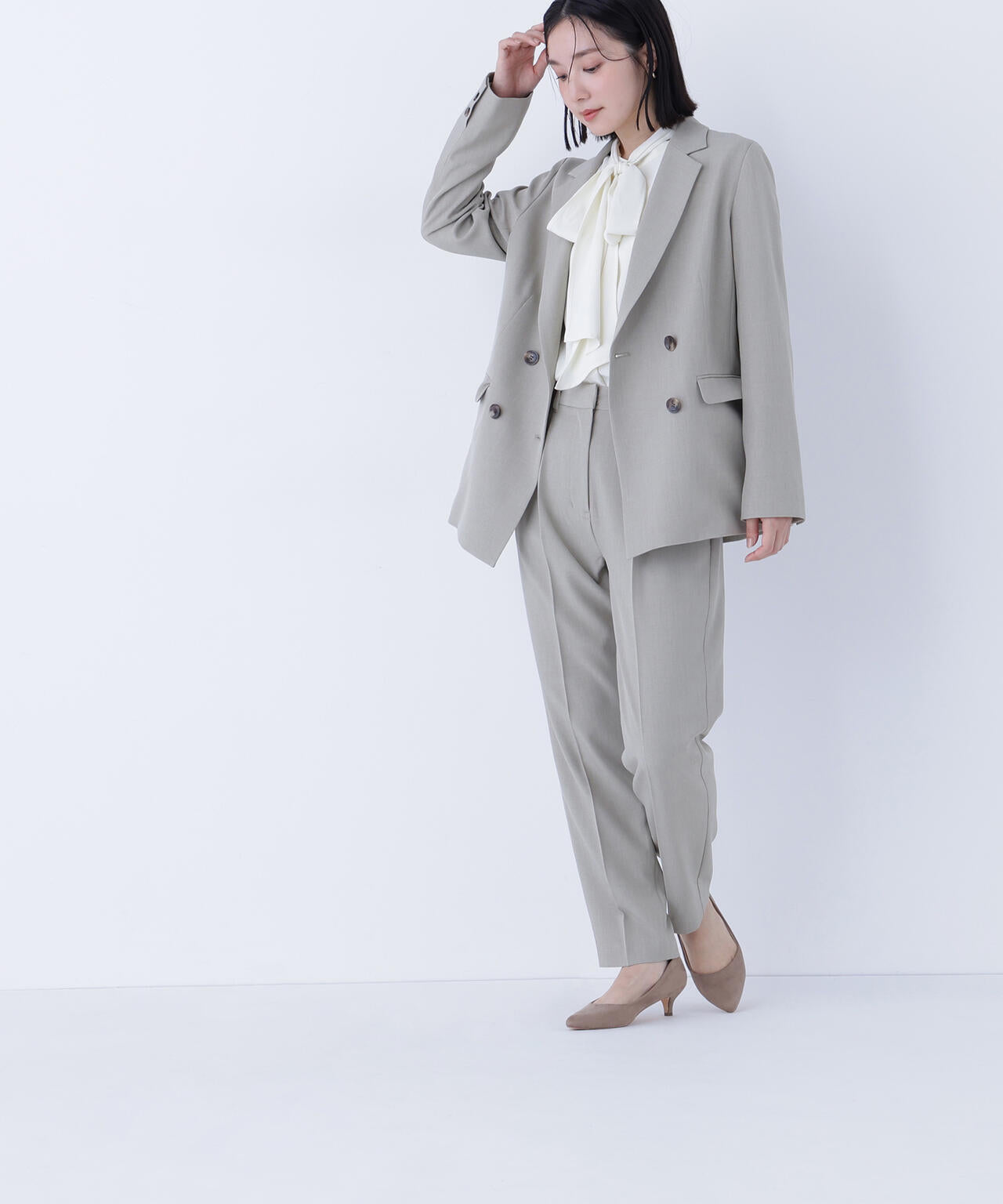 クラッシー SETUP タックパンツ