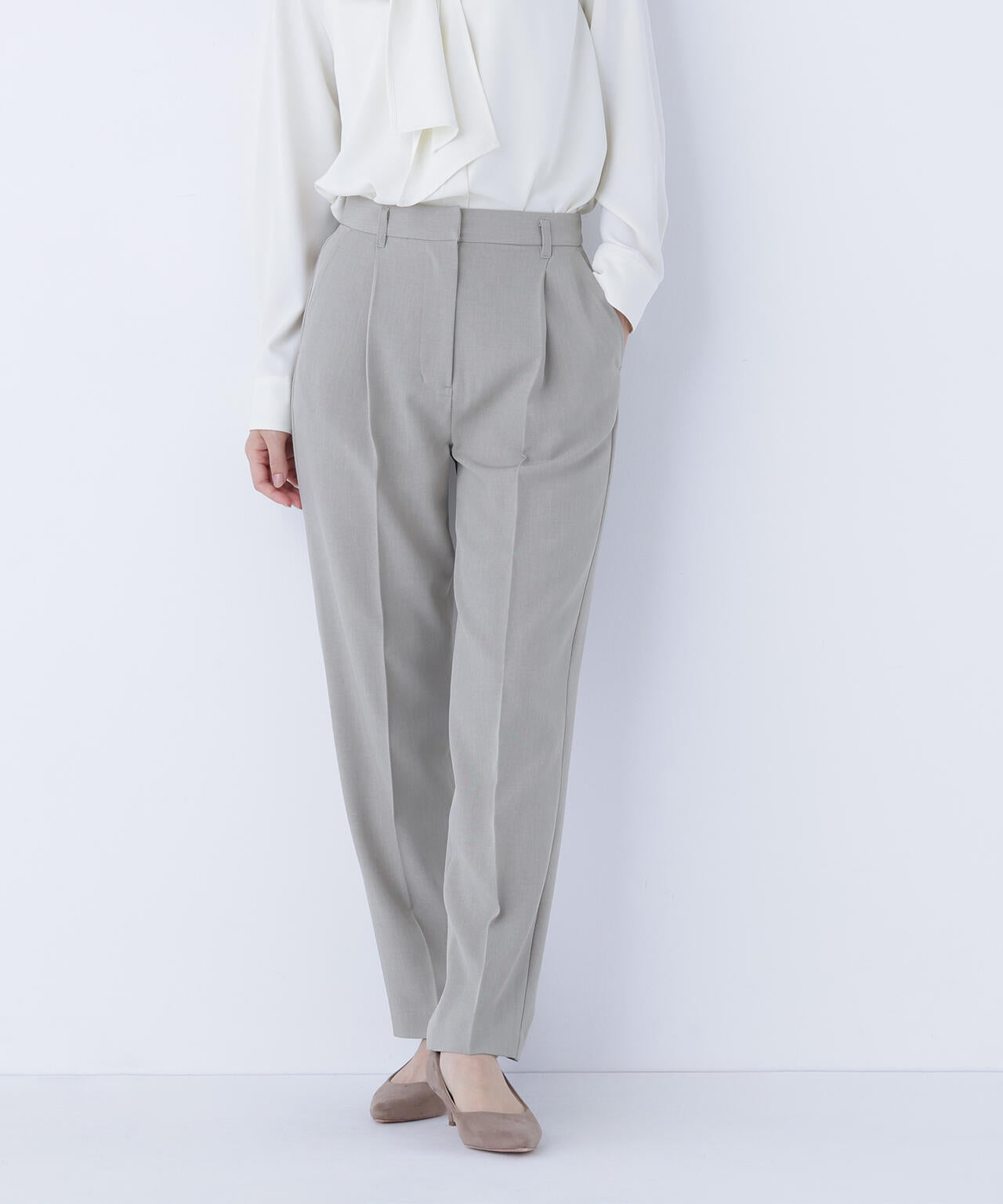 クラッシー SETUP タックパンツ