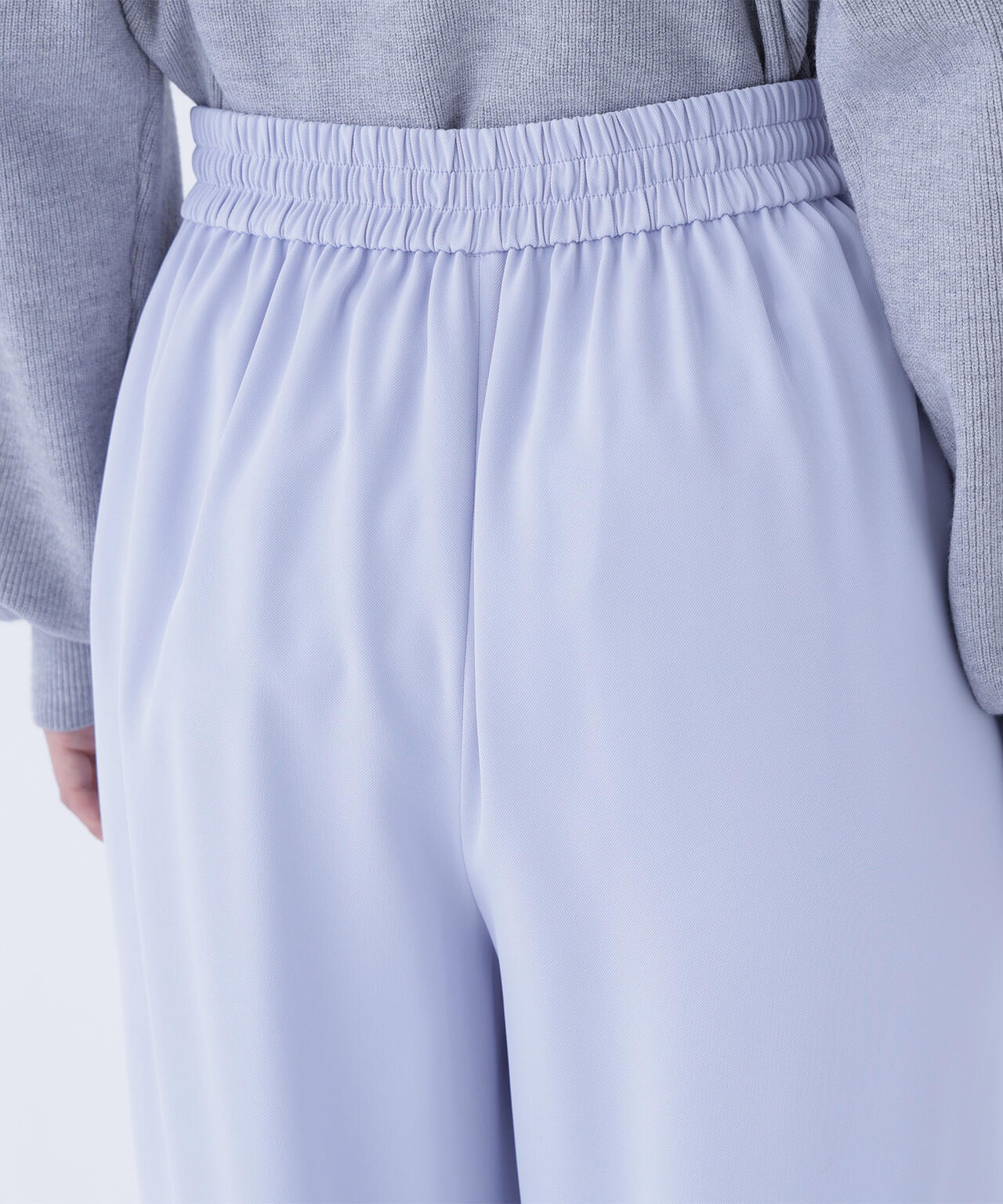 ナローリボンイージーワイドパンツ