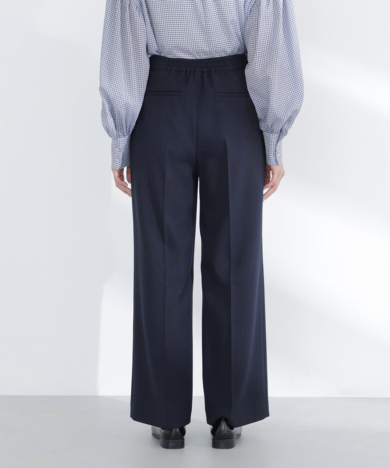 ゴールドボタンワイドパンツ