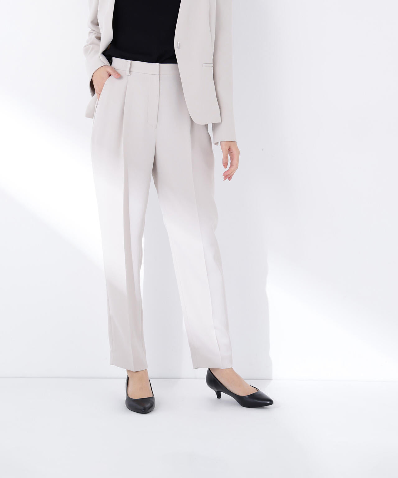 ドビーツイル SETUP テーパードパンツ