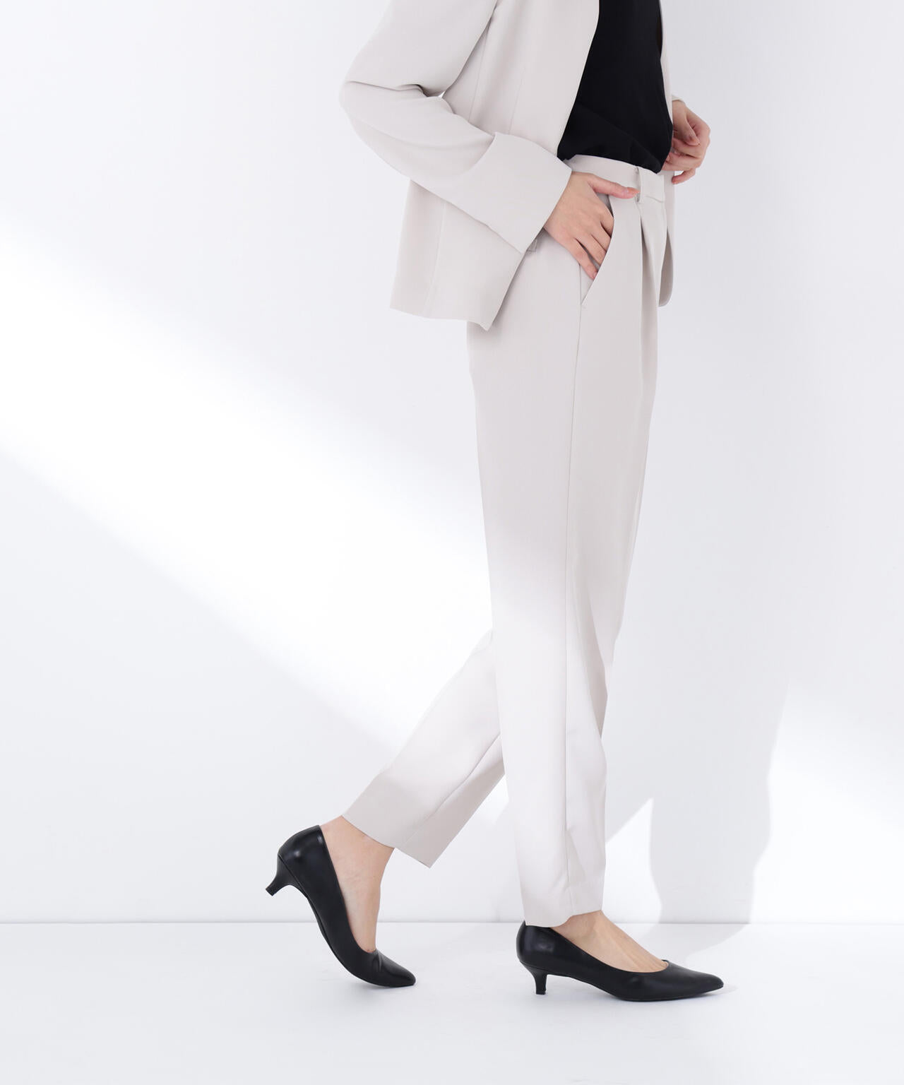 ドビーツイル SETUP テーパードパンツ