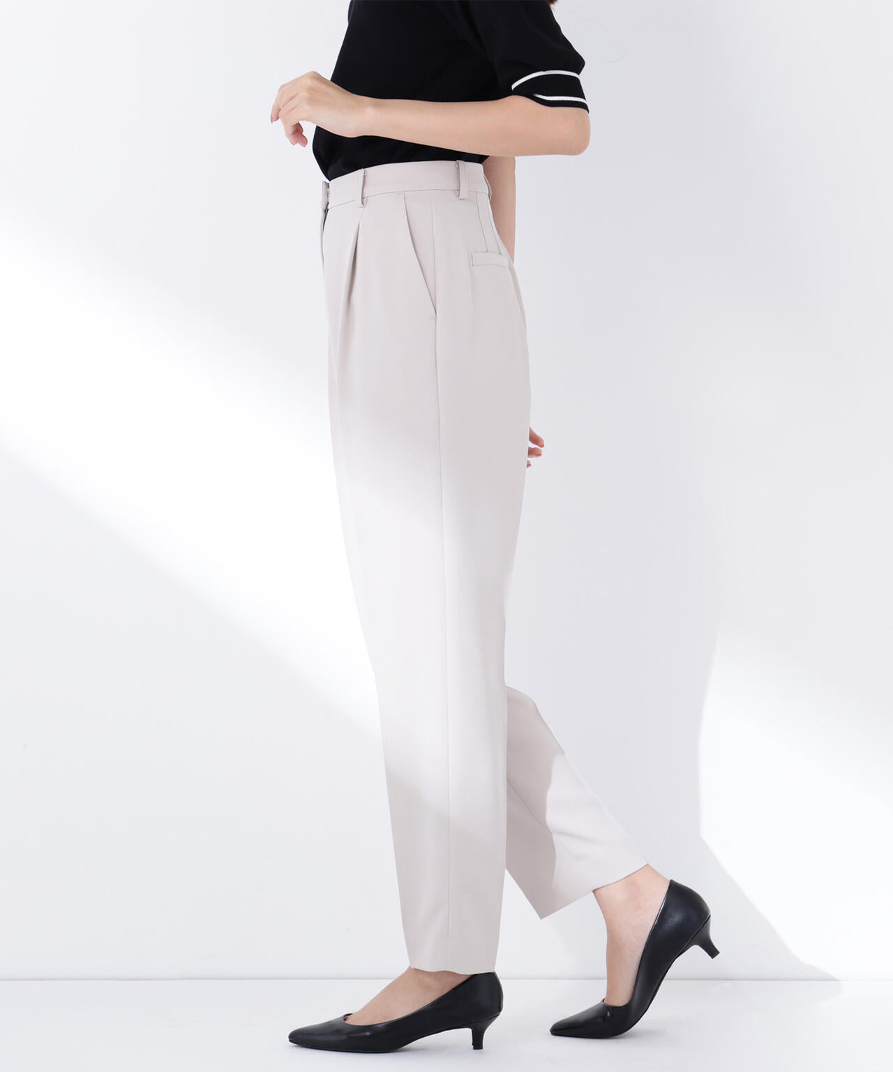 ドビーツイル SETUP テーパードパンツ