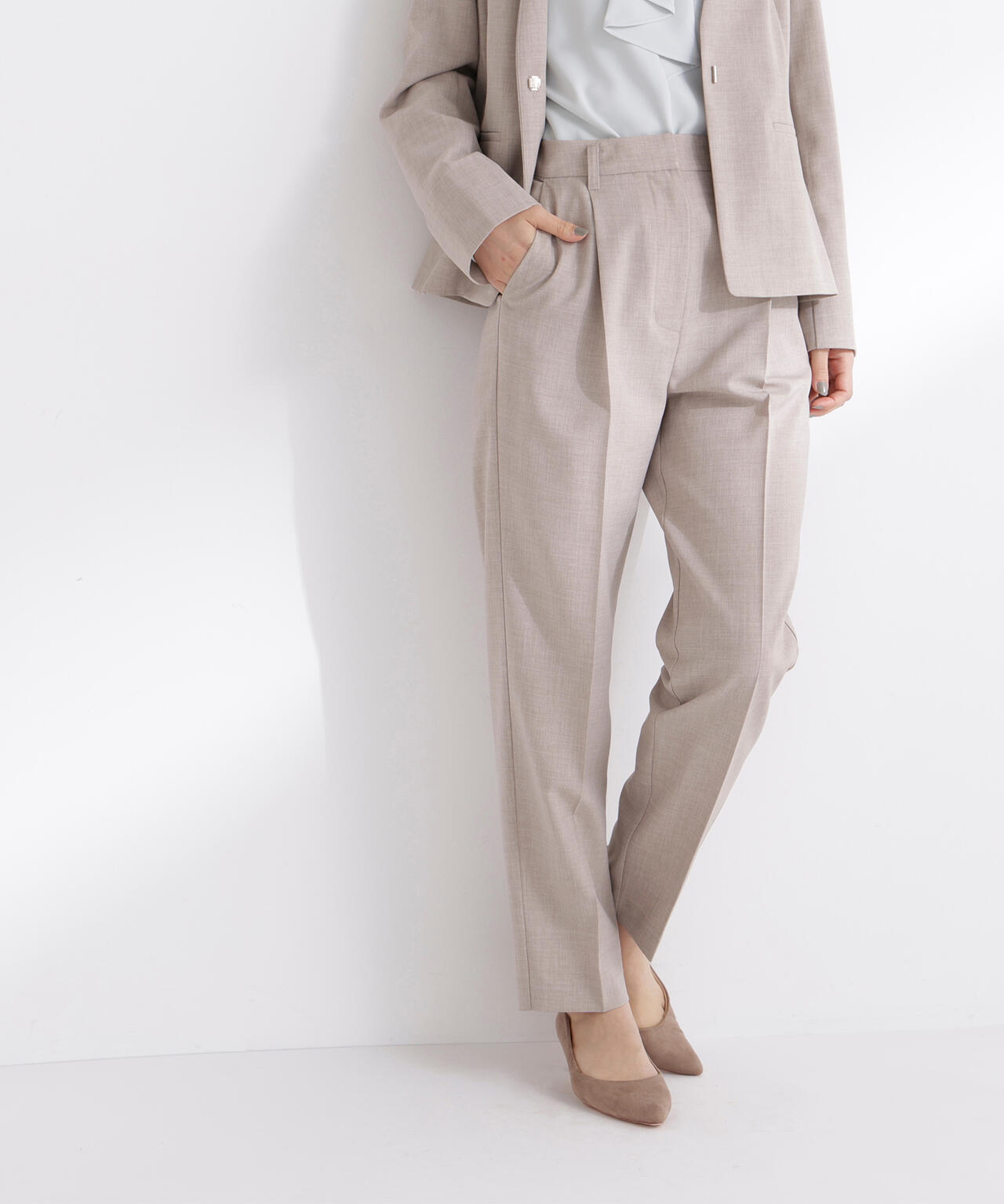 リネンライク SETUP パンツ