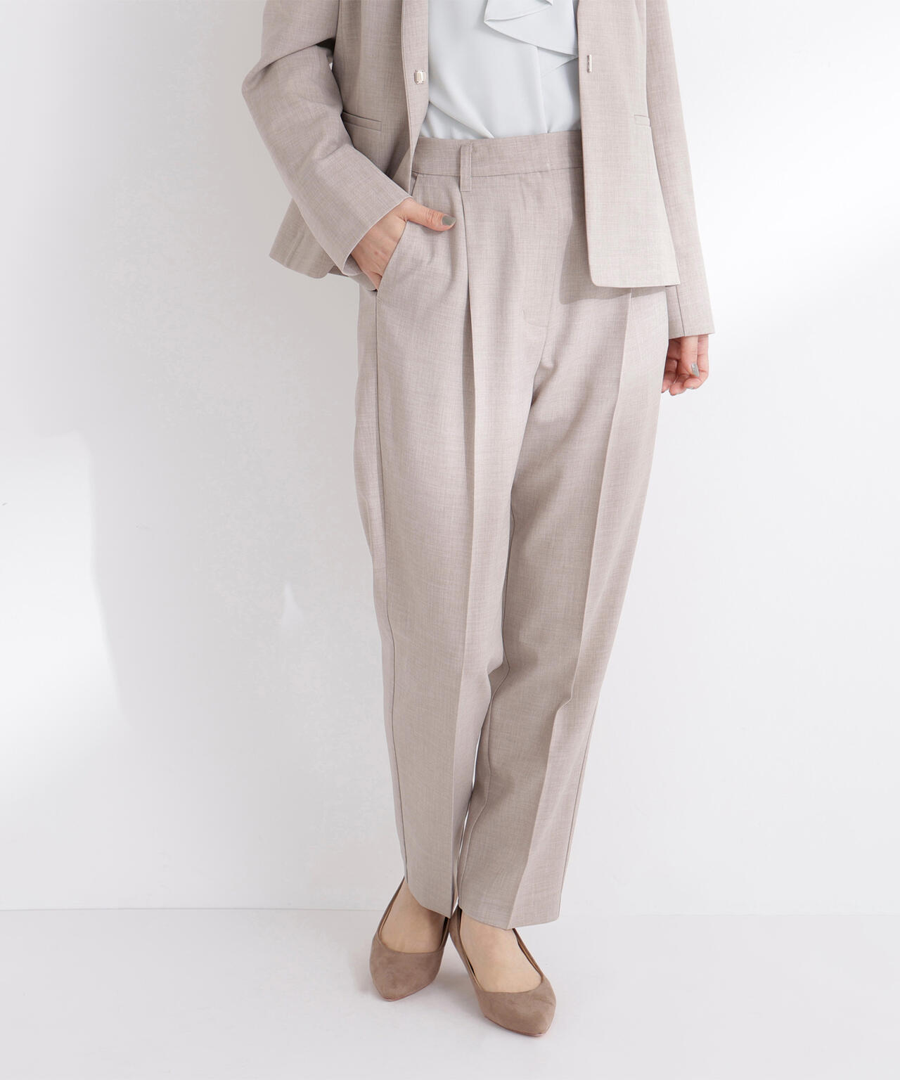 NATURAL BEAUTY BASIC パンツスーツ NATURAL BEAUTY BASIC - NATURAL BEAUTY BASIC ナチュラルビューティー
