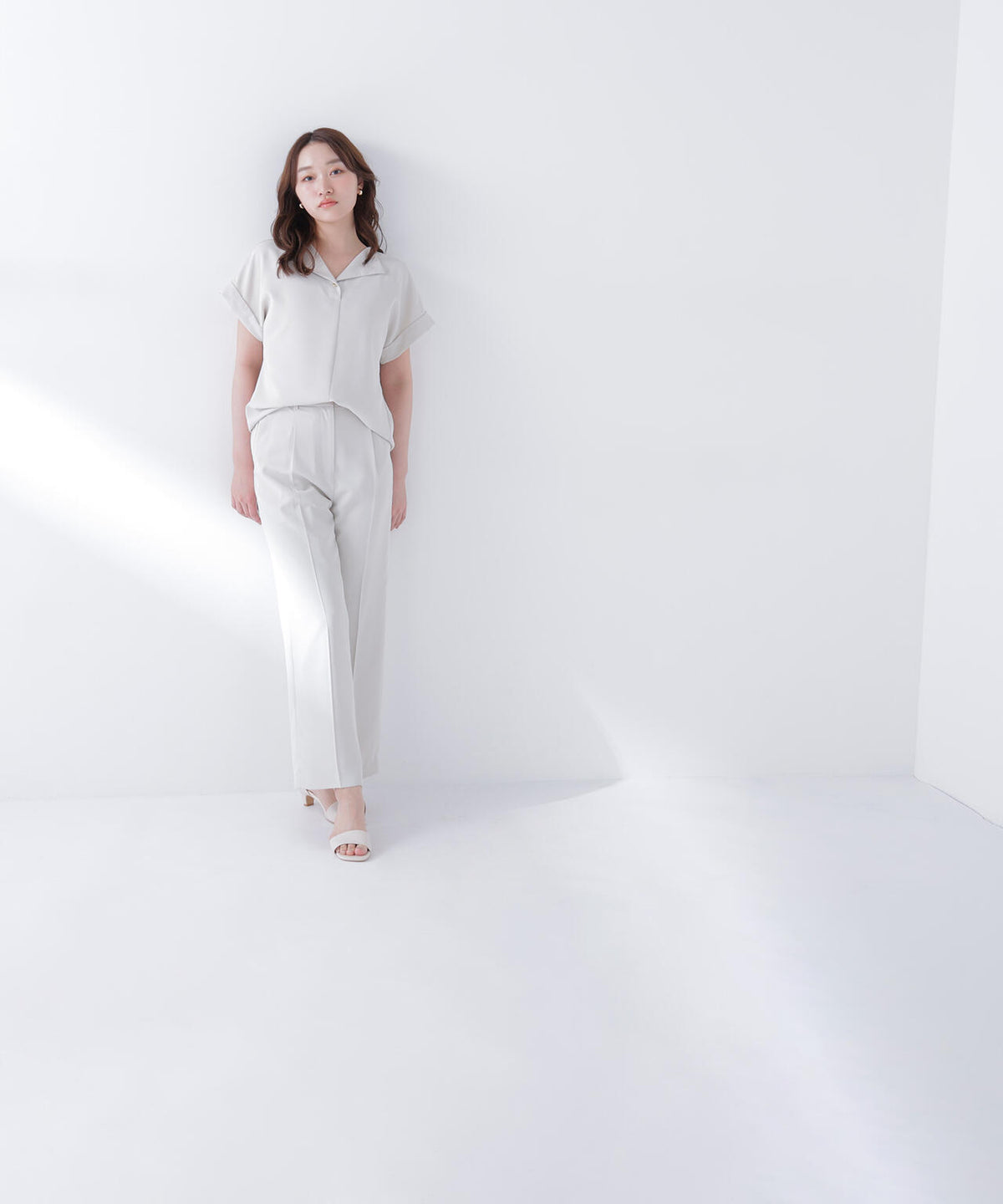 クリアツイル SETUP タックワイドパンツ | NATURAL BEAUTY BASIC 
