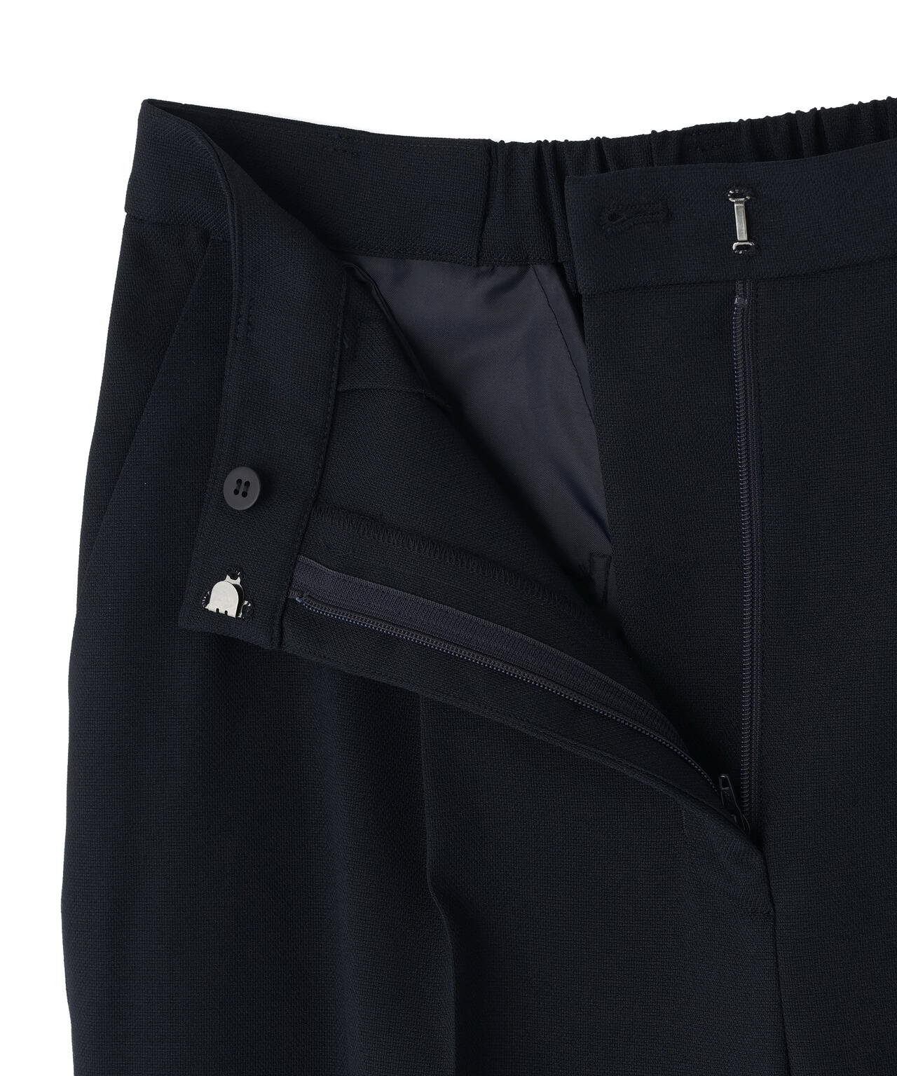 リネンライク SETUP タックワイドパンツ