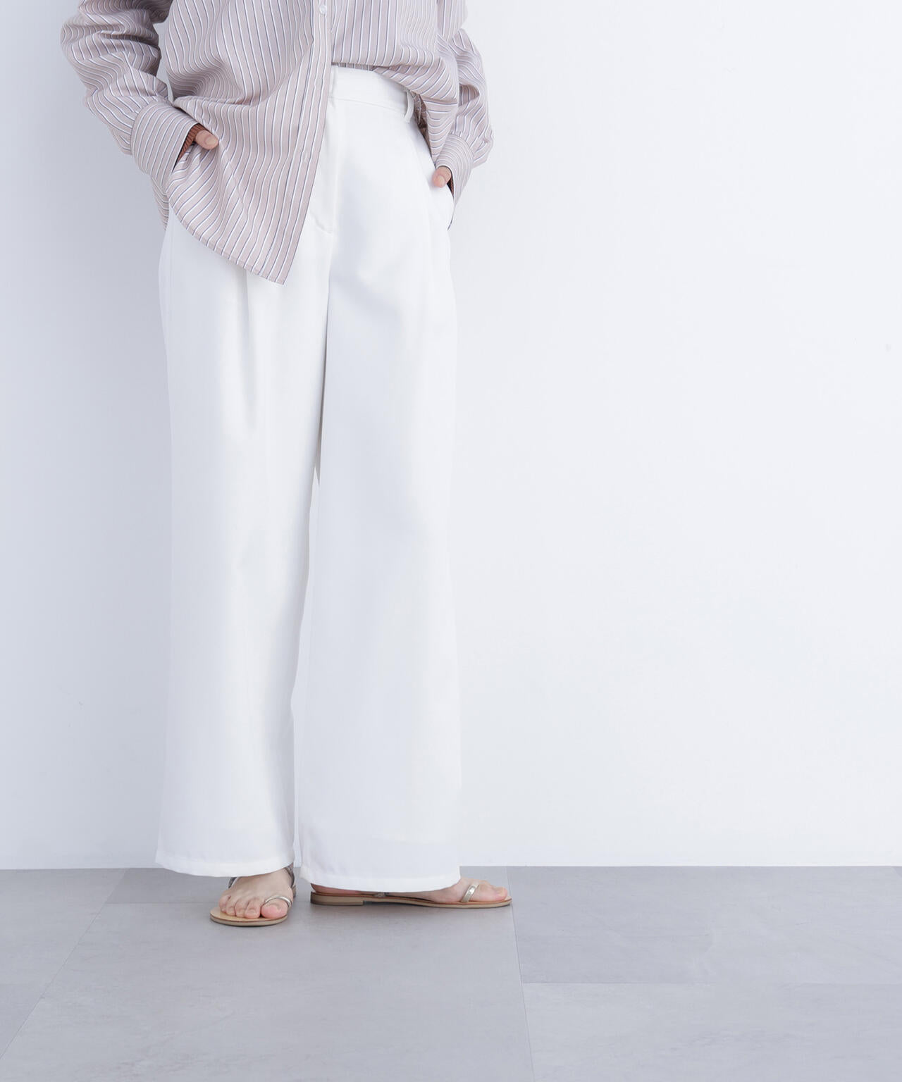 ワイドツイルパンツ