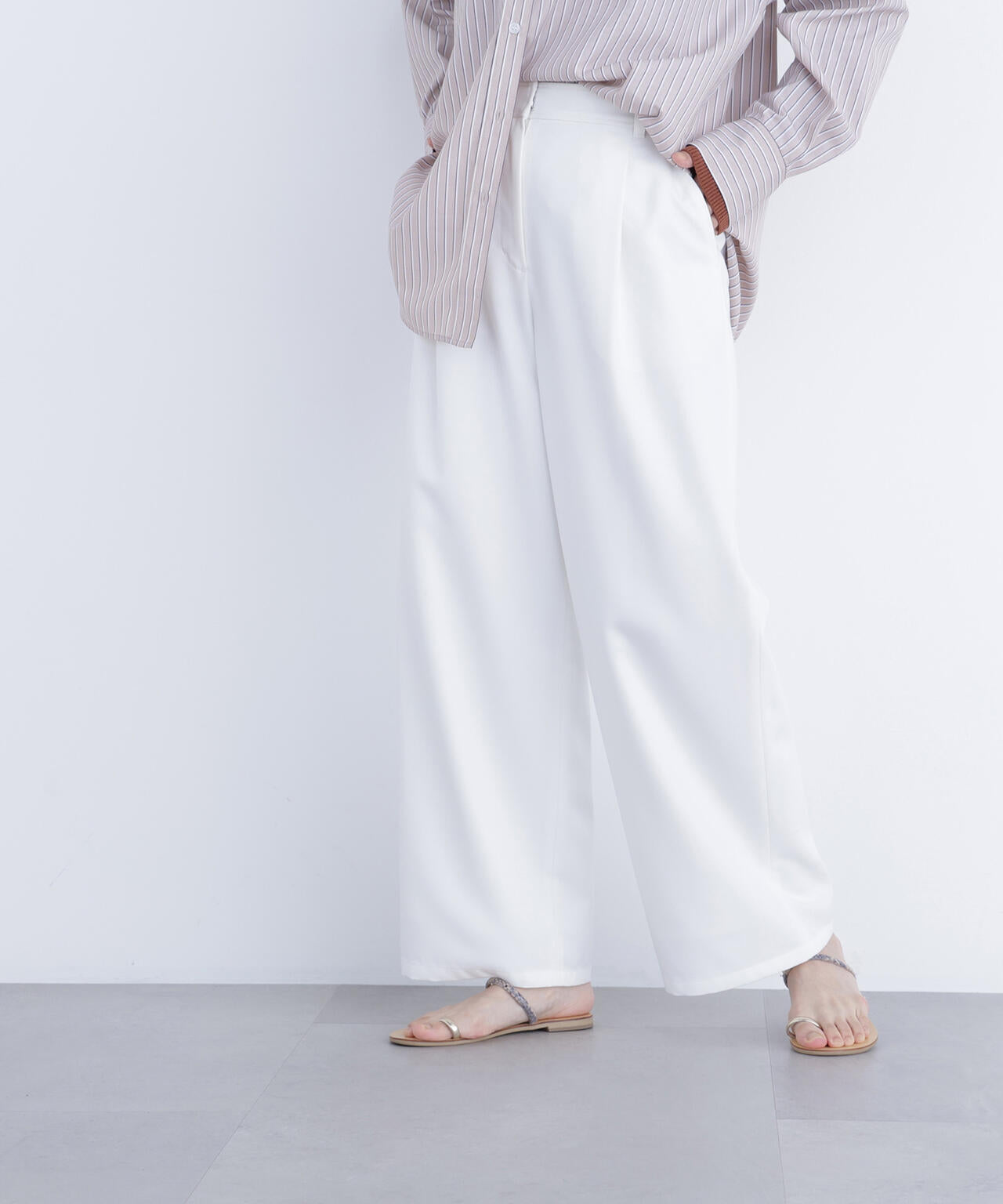 ワイドツイルパンツ