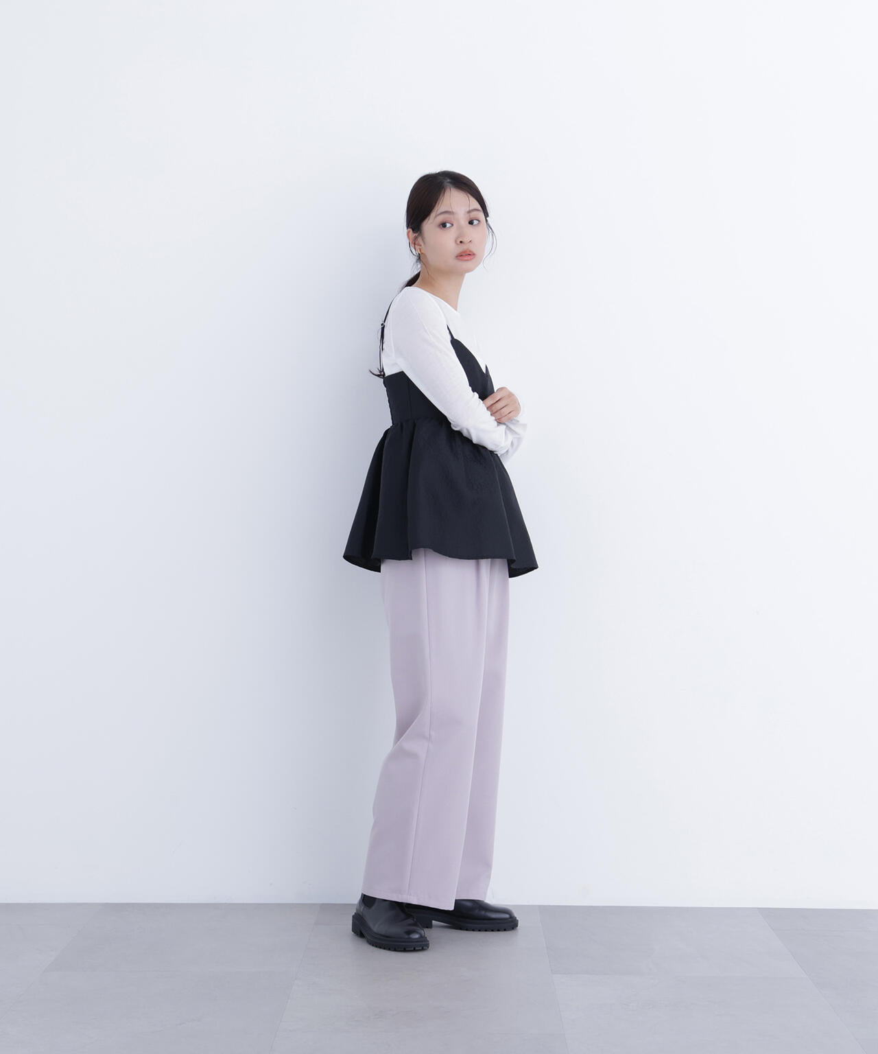 ワイドツイルパンツ