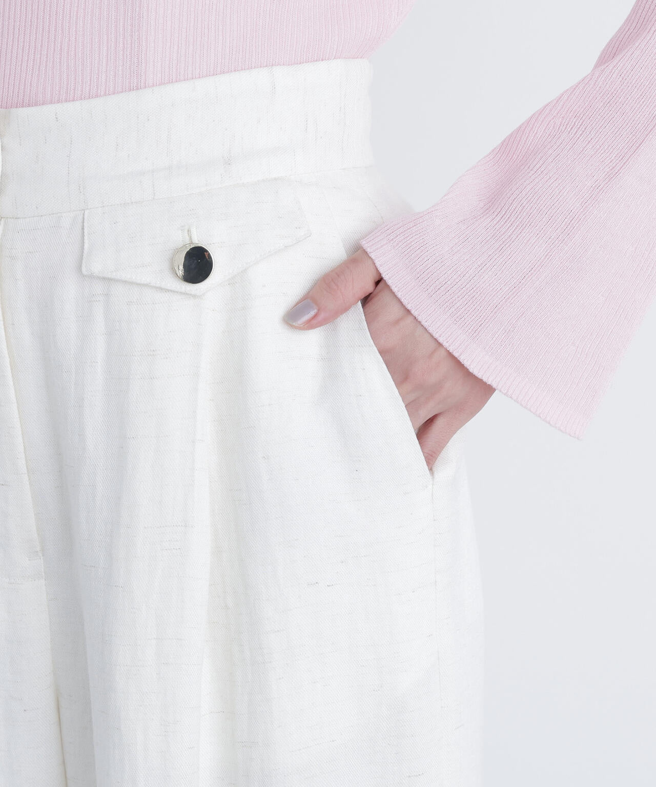 シンチバックワイドパンツ