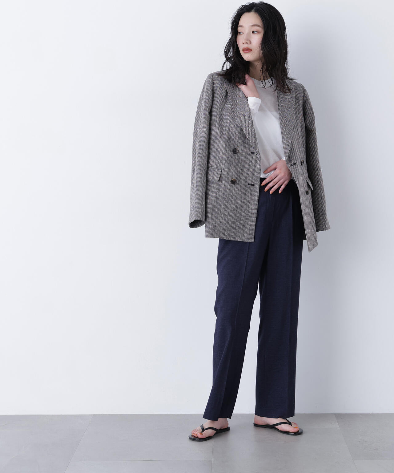 ストレッチタックパンツ | N. Natural Beauty Basic*（エヌ ナチュラル