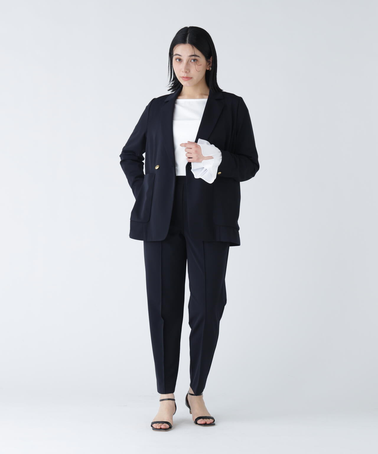 【365ユーティリティ】洗えてシワになりづらい楽ちんキレイ見えジャージーセットアップ