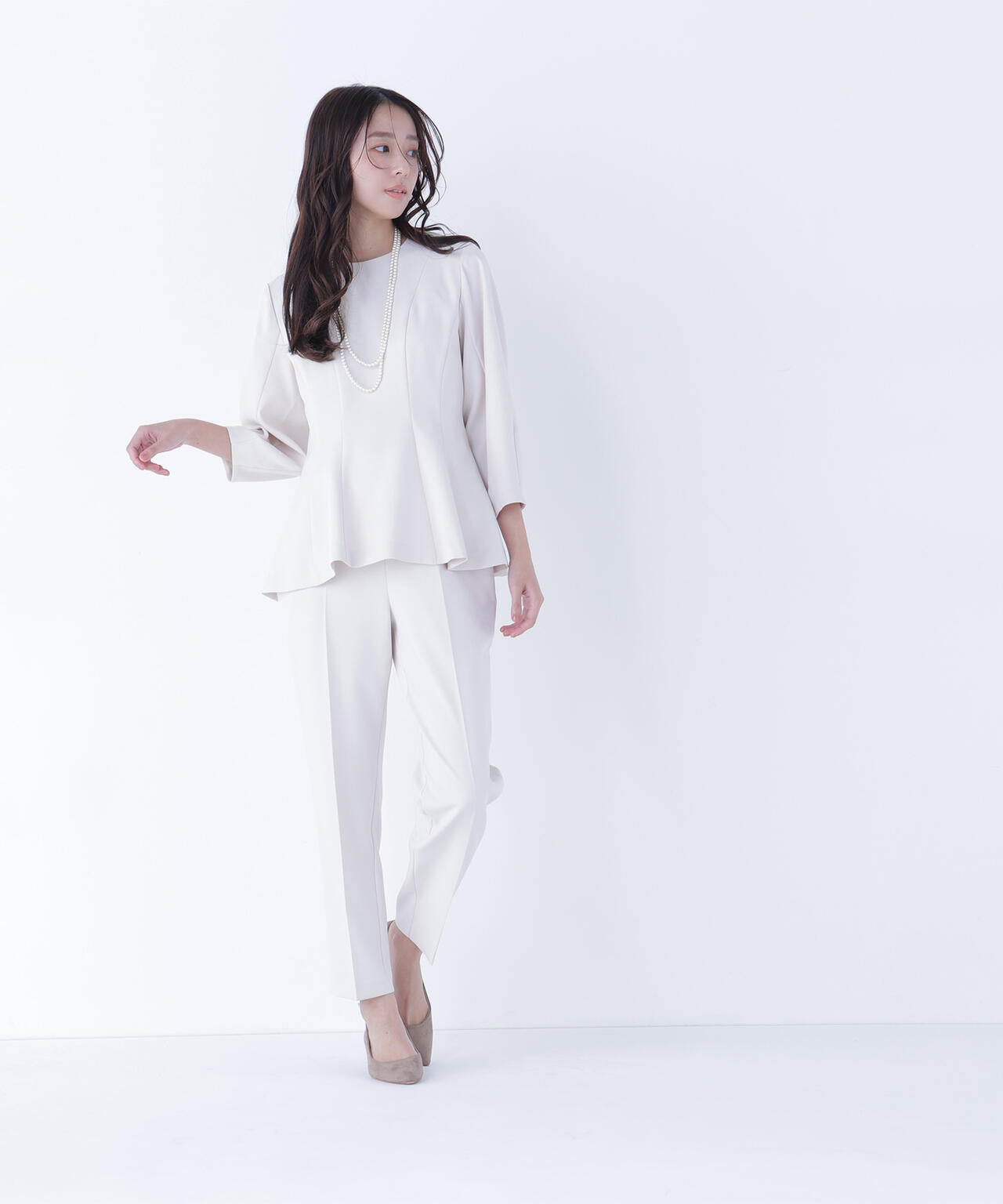 フォルムペプラムセットアップ | NATURAL BEAUTY BASIC（ナチュラル