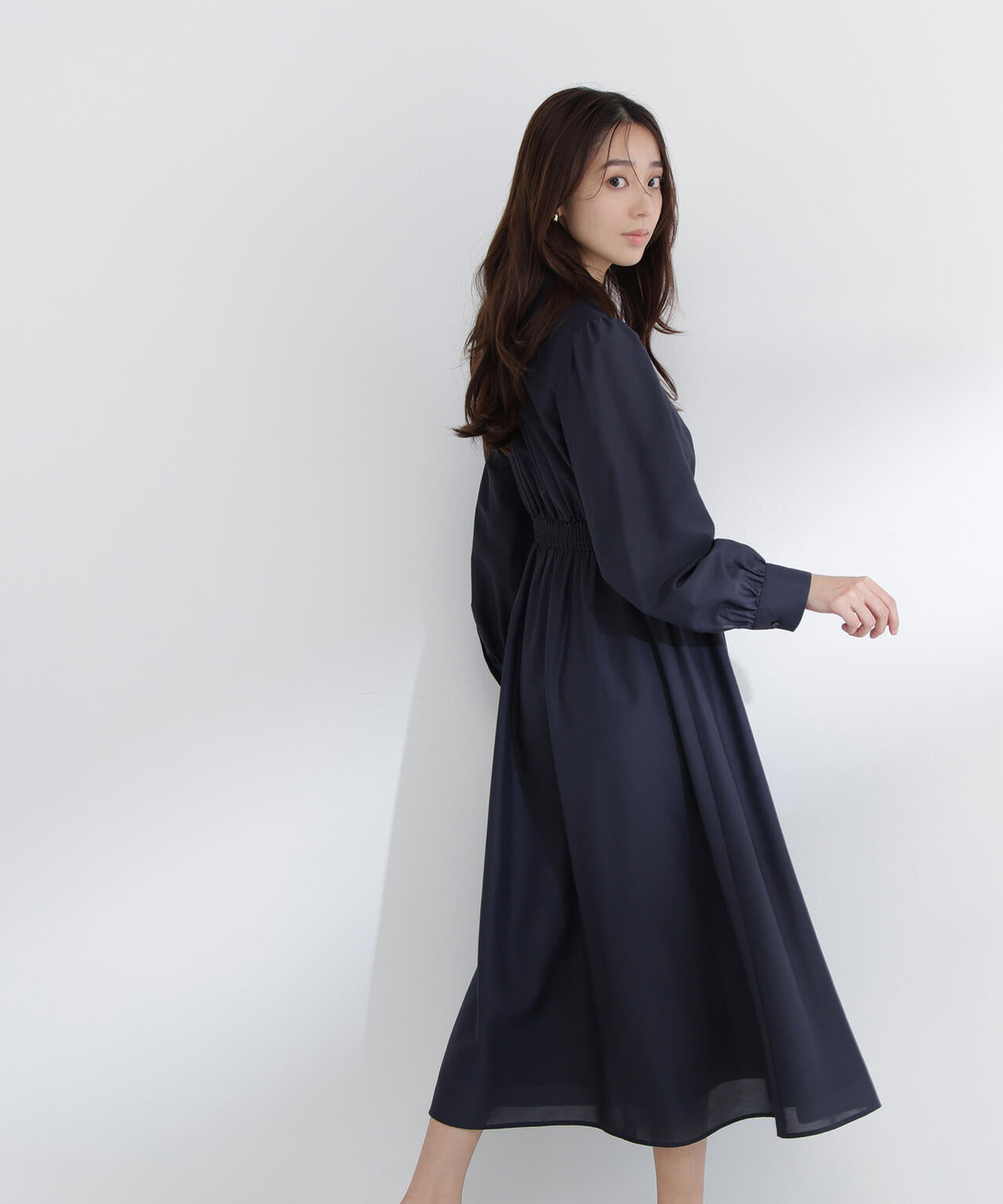 フロントボタン開襟ワンピース | NATURAL BEAUTY BASIC（ナチュラル