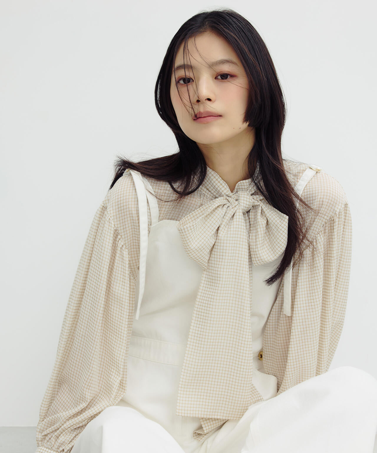 デニムオールインワン