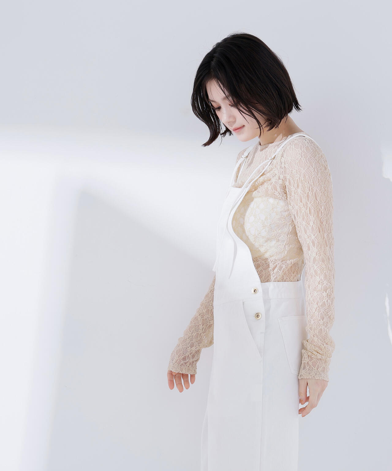 デニムオールインワン