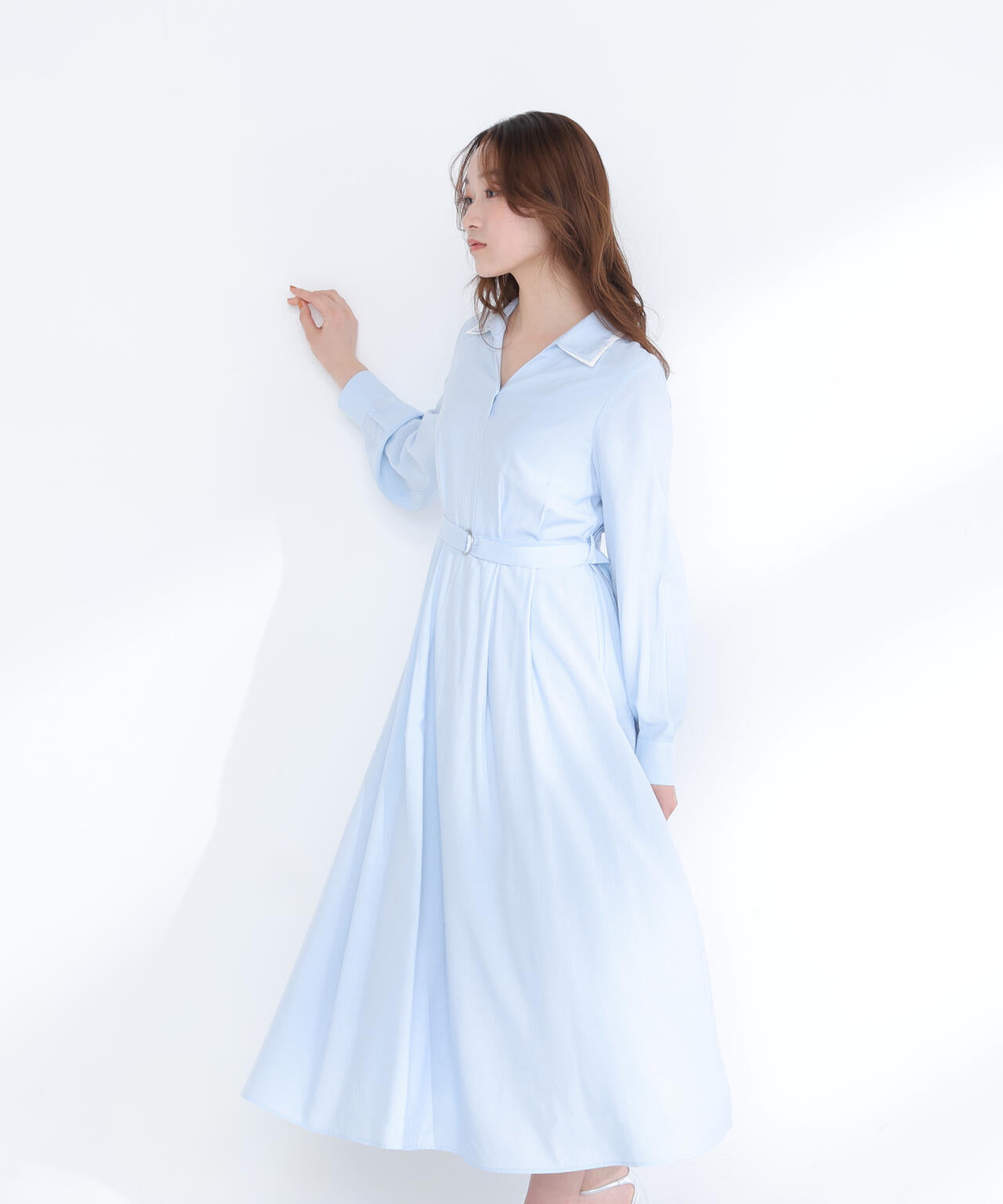 ダブルカラーシャツワンピース | NATURAL BEAUTY BASIC（ナチュラル