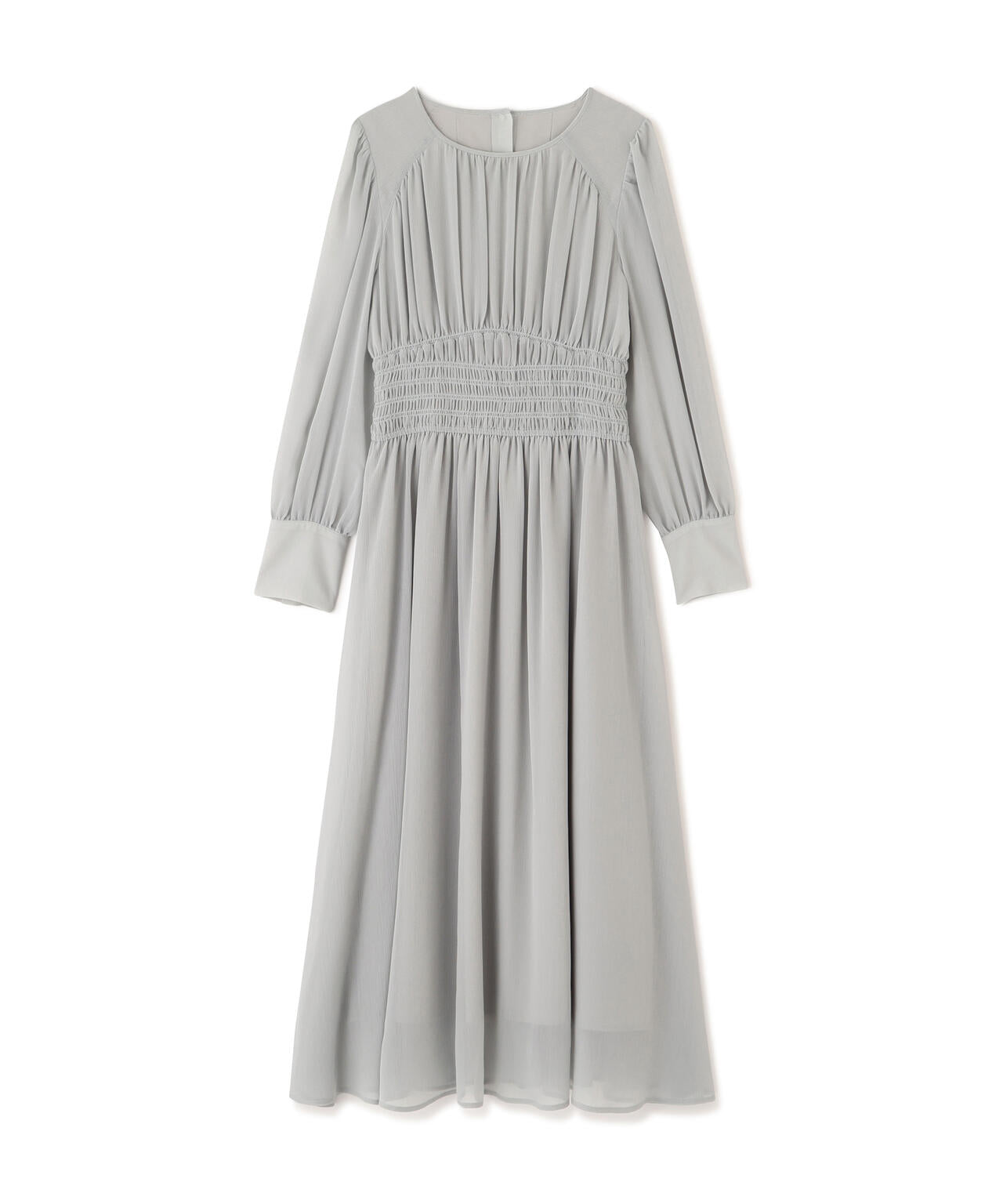 楊柳シャーリングワンピース